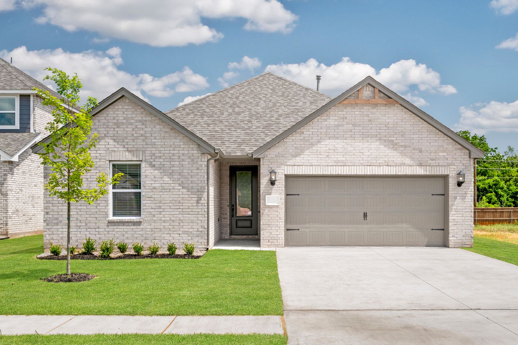 Beautiful one-story, brick home.