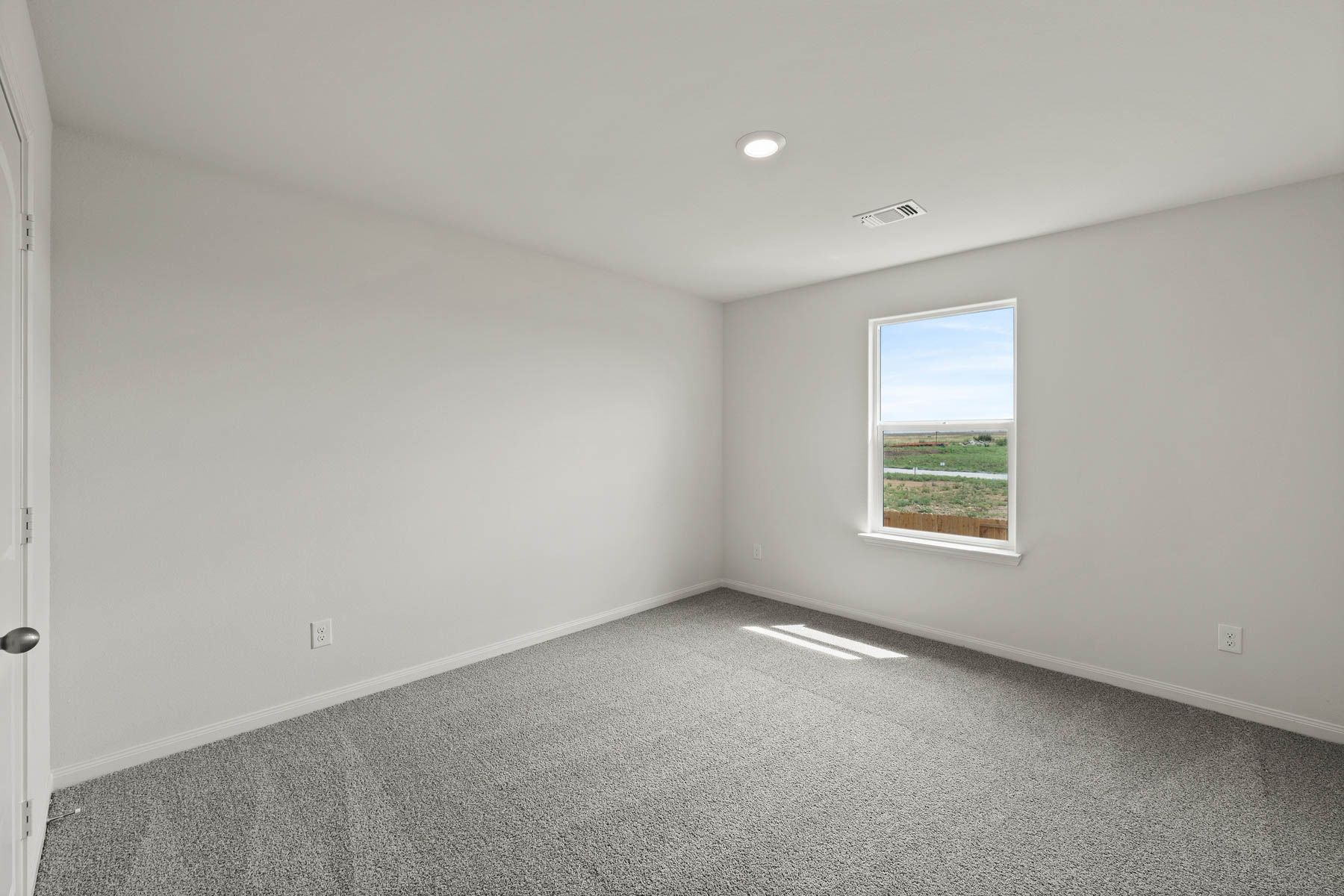 The secondary bedrooms of are perfect for children's bedrooms or as guest rooms.