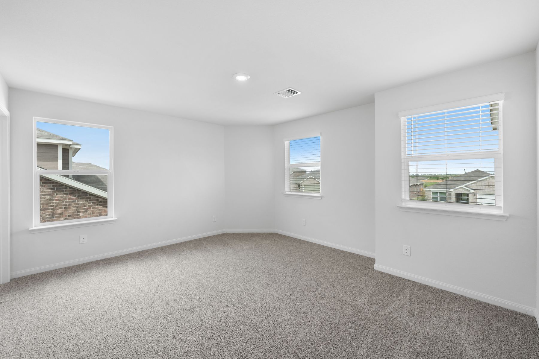 The secondary bedrooms of are perfect for children's bedrooms or as guest rooms.