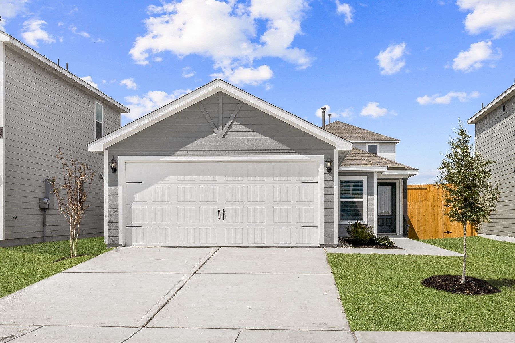 The Atticus is a beautiful one-story siding home.