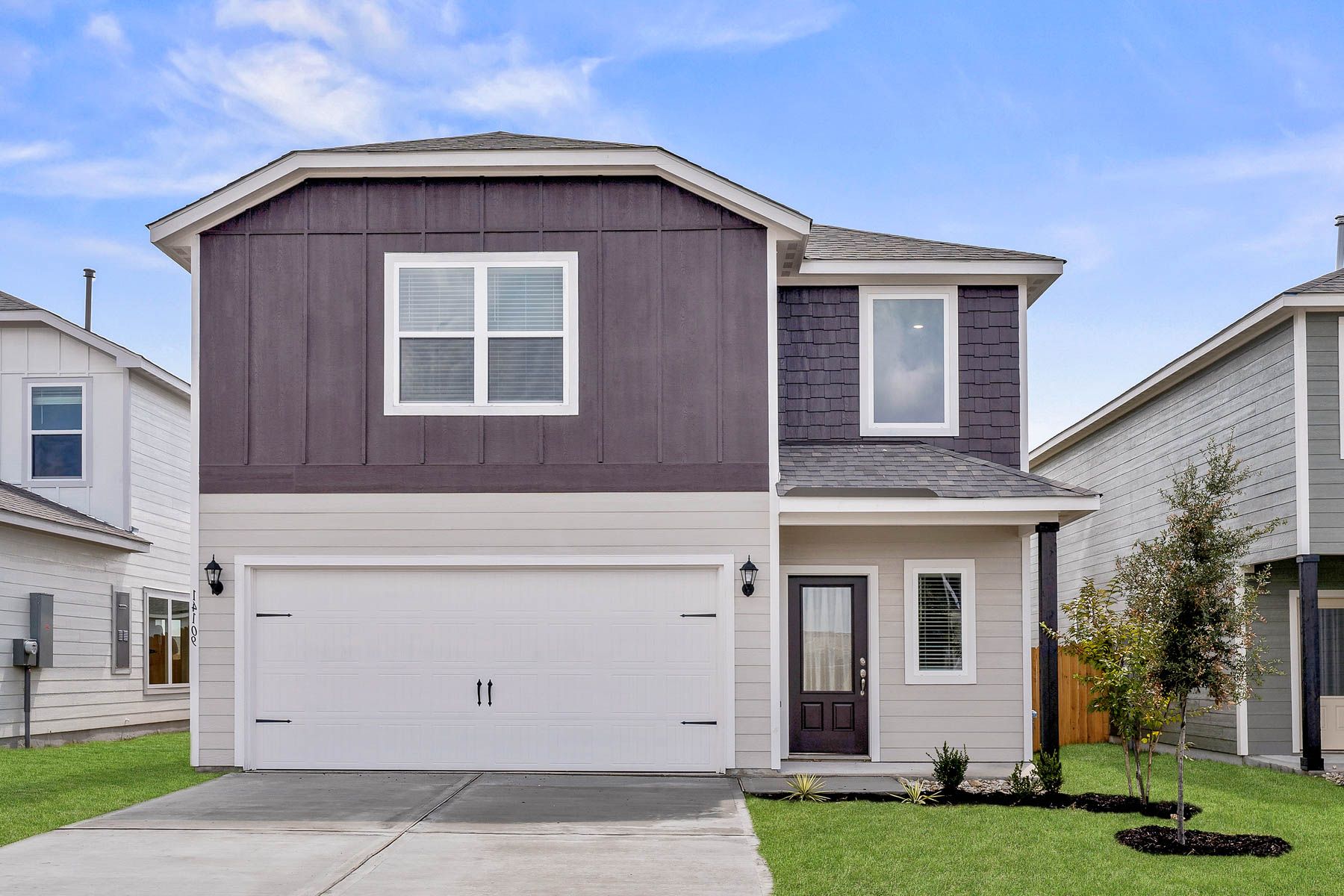 The Colorado is a beautiful two-story siding home.