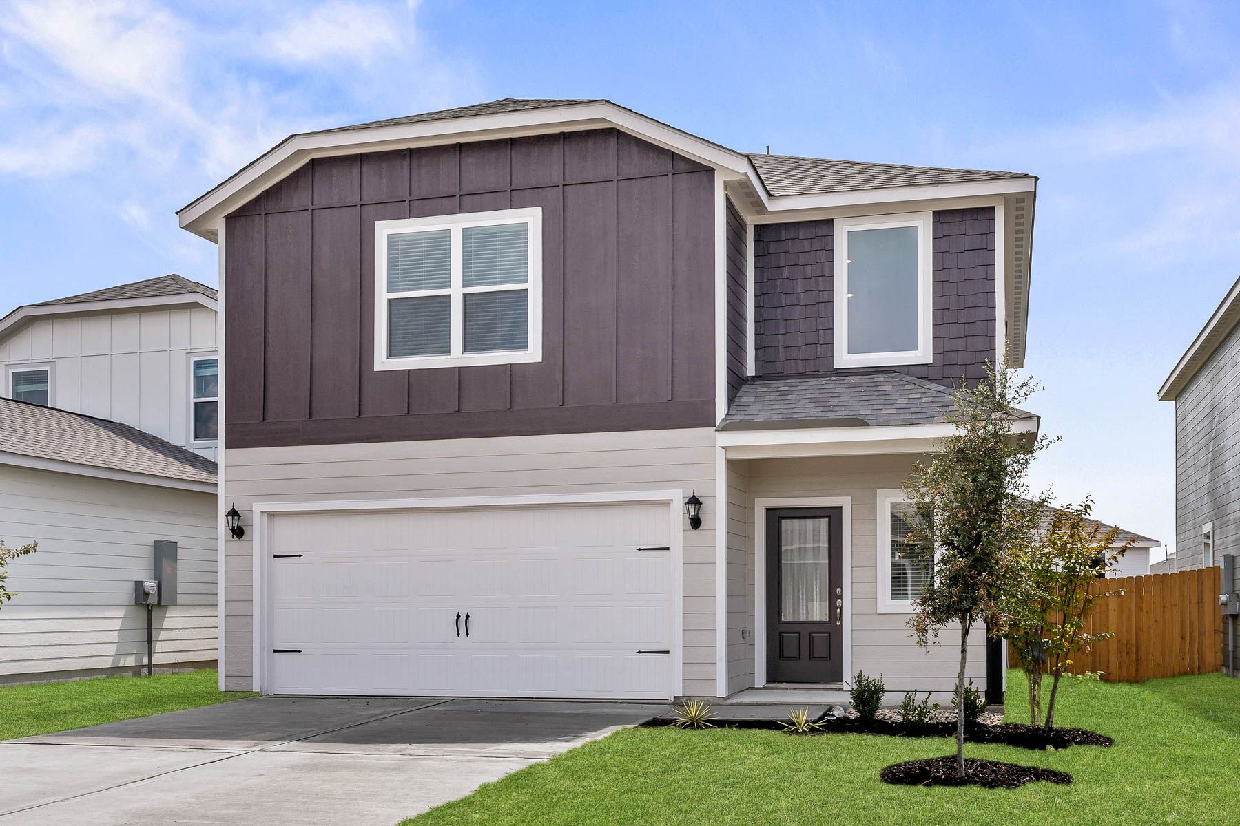 The Colorado is a beautiful two-story siding home.