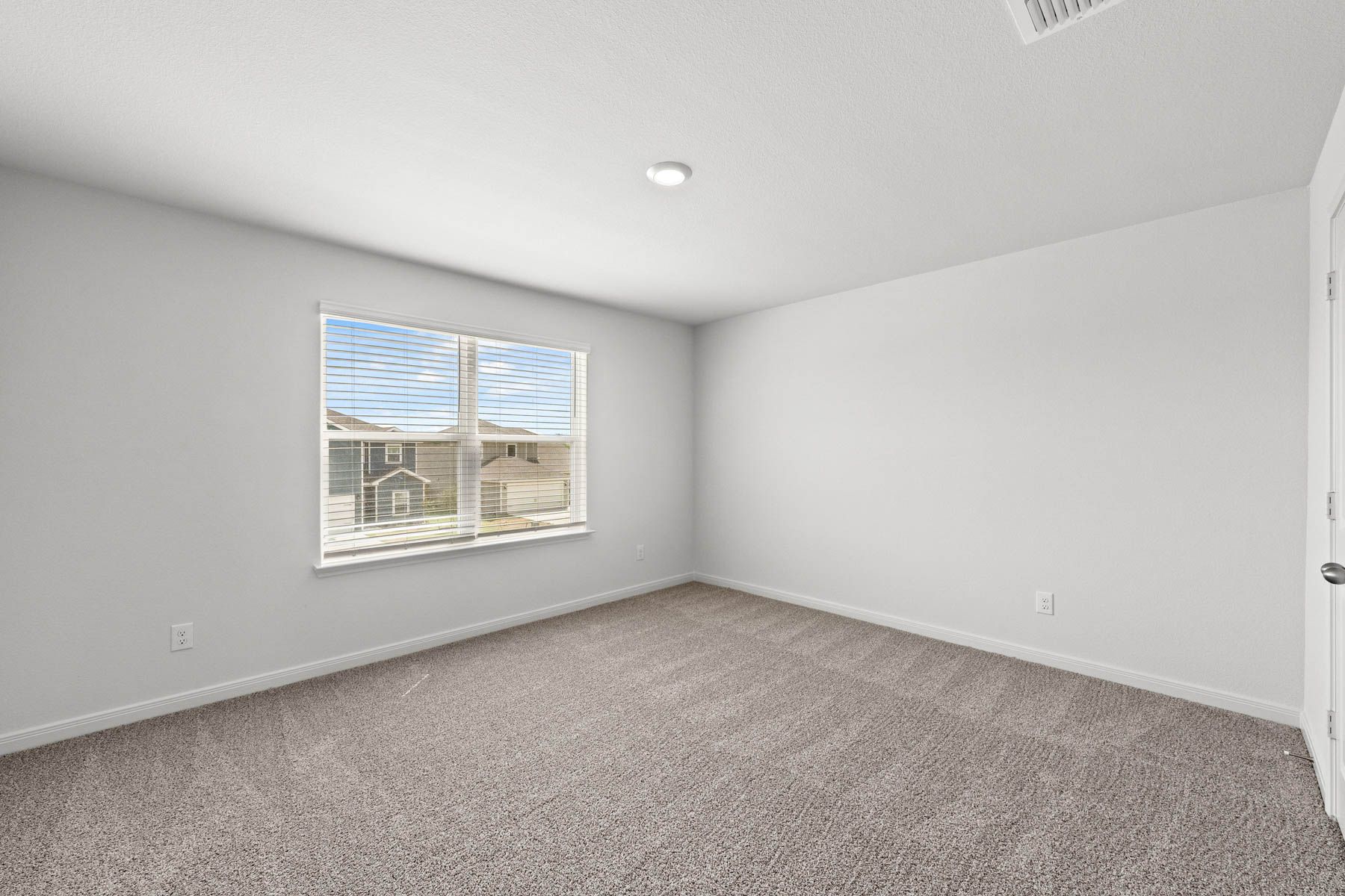 The secondary bedrooms are a perfect space for children's bedrooms or guest rooms.