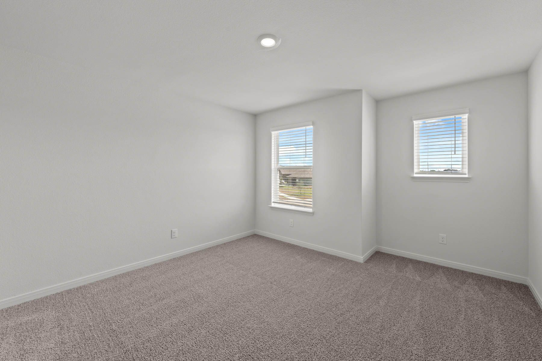 The secondary bedrooms are a perfect space for children's bedrooms or guest rooms.