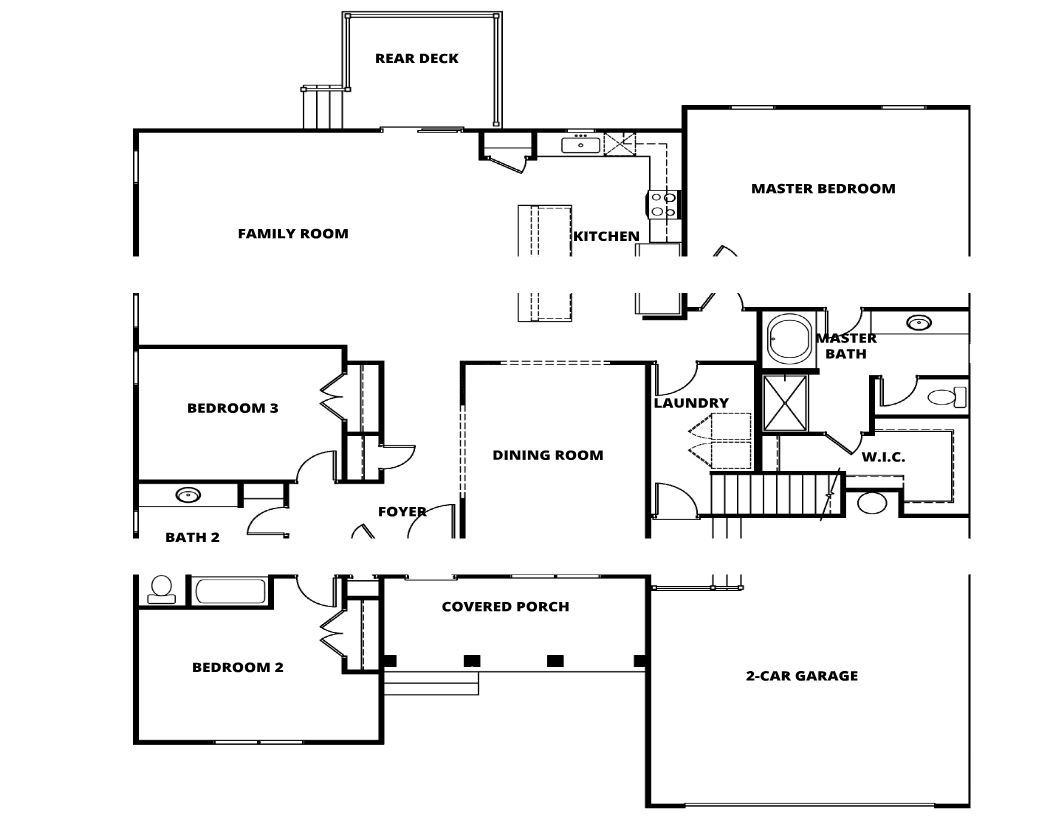 The 1st floor of the Rowan