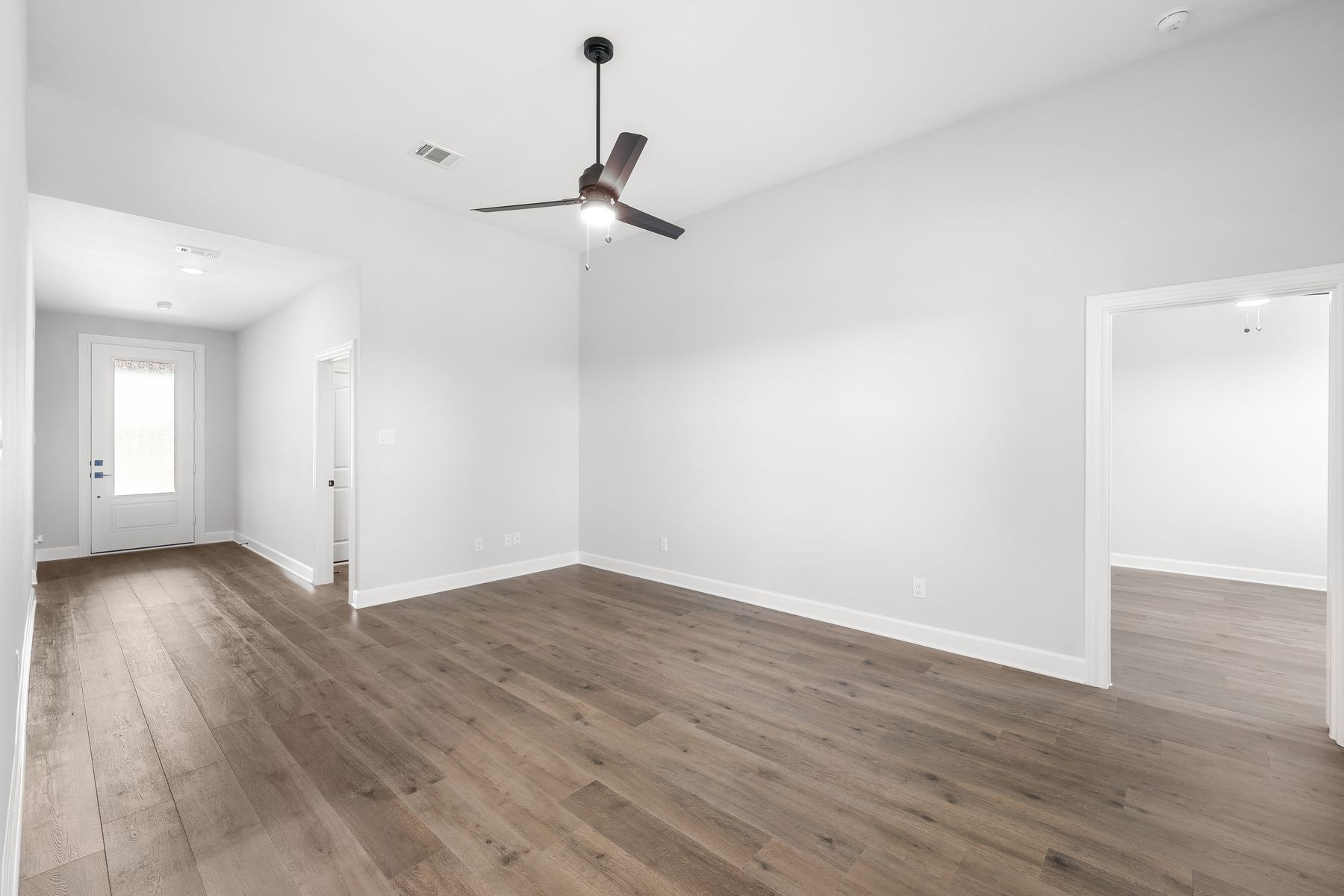 The large family room of the Blanco can fit plenty of furniture.
