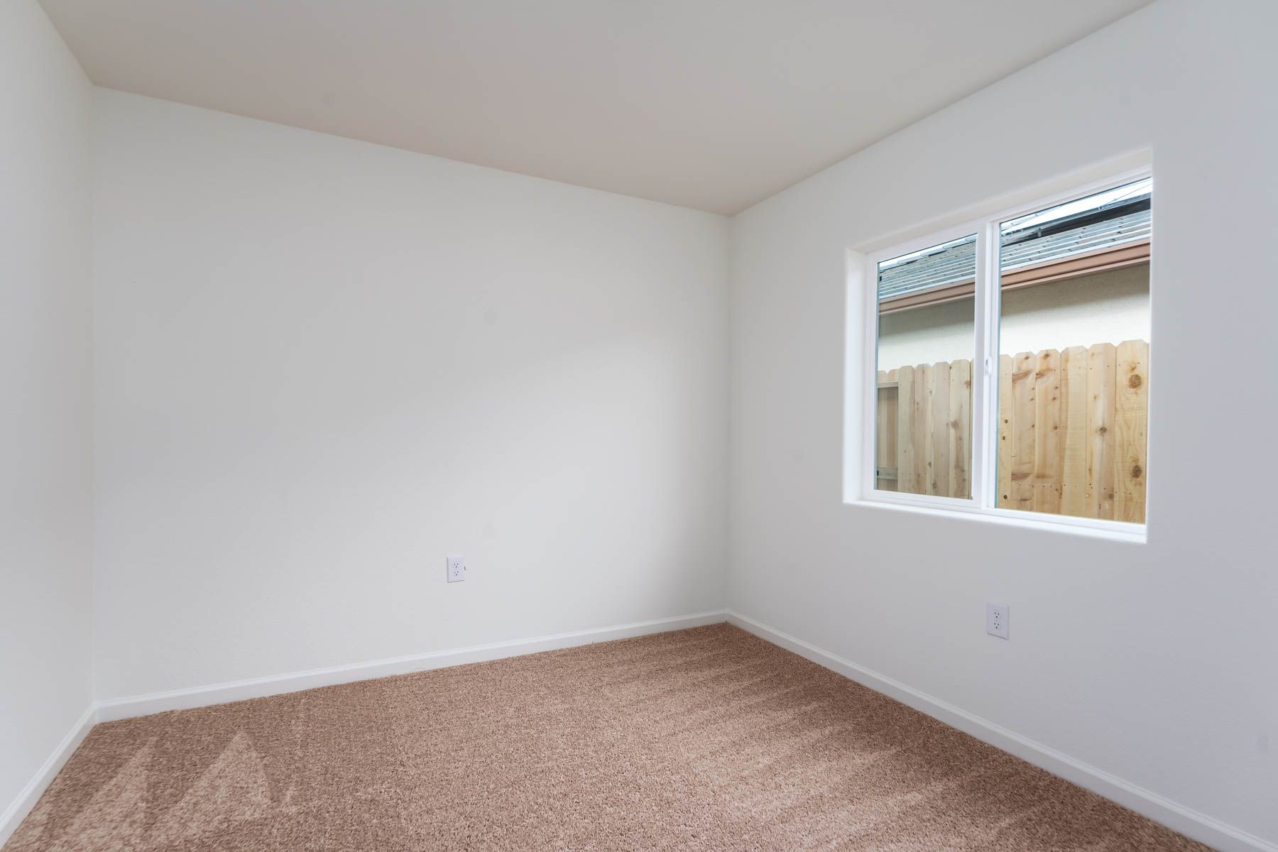 The secondary bedrooms have carpet.