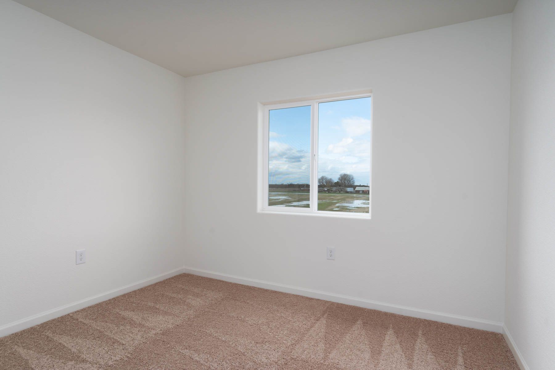 The secondary bedrooms have carpet.