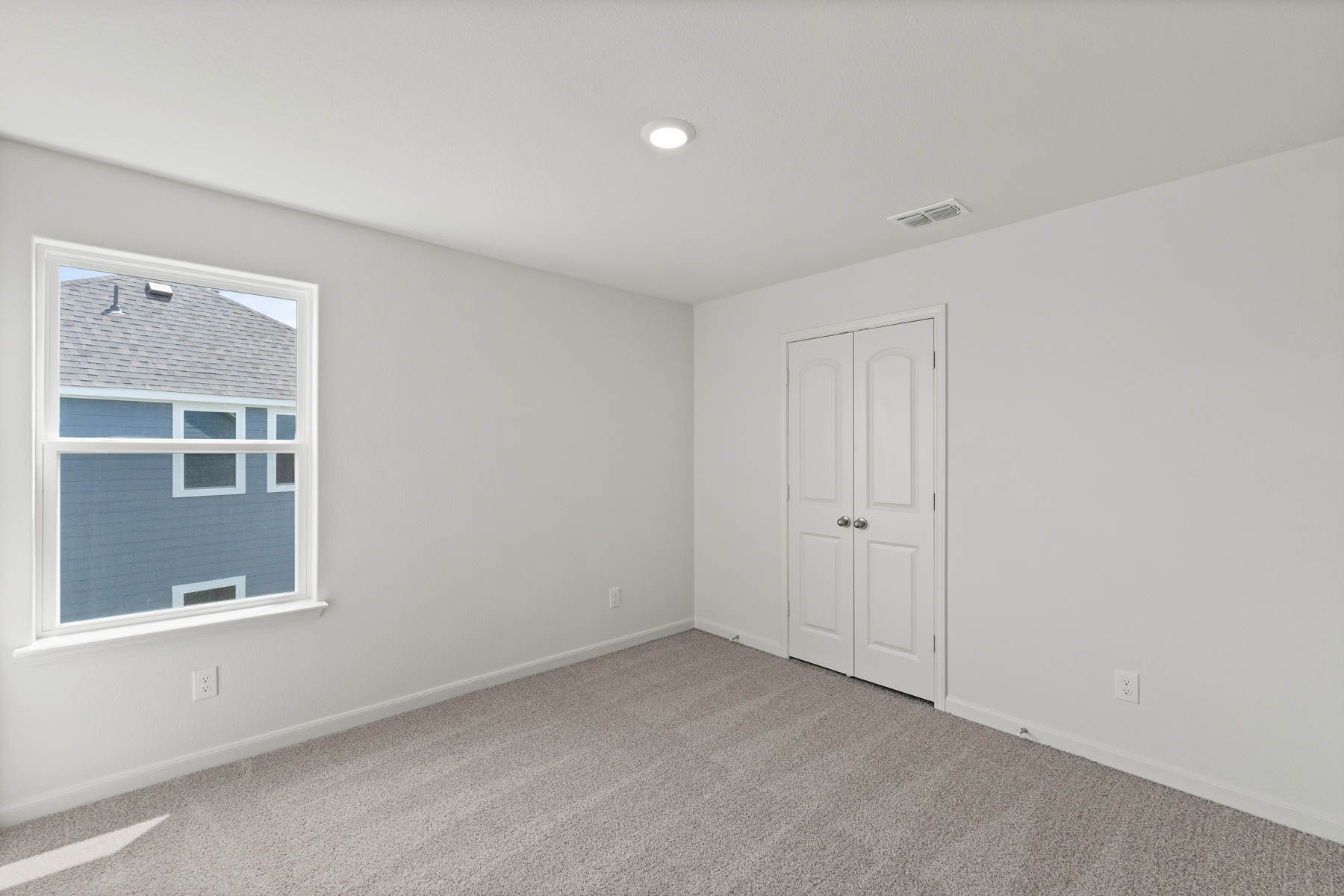 The secondary bedrooms are a great space for children's bedrooms or guest rooms.