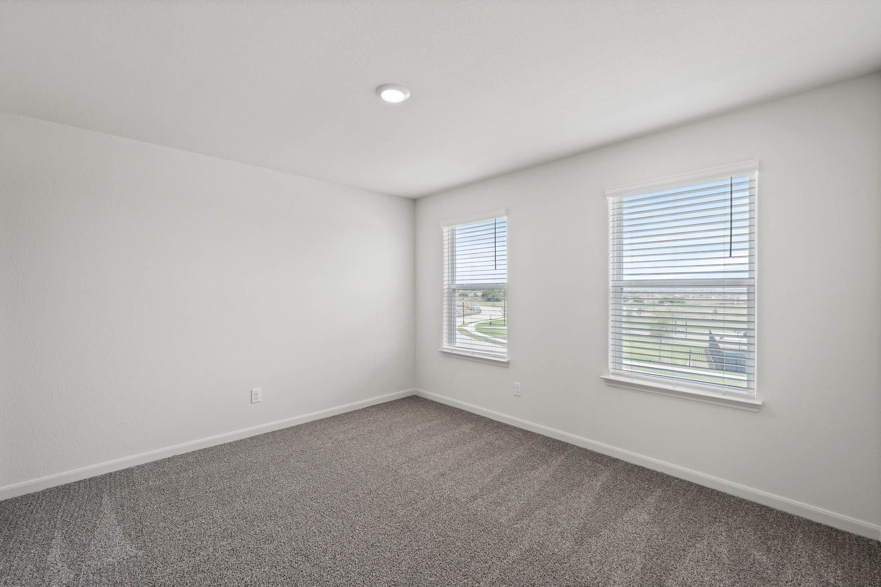 The secondary bedrooms are a great space for children's bedrooms or guest rooms.