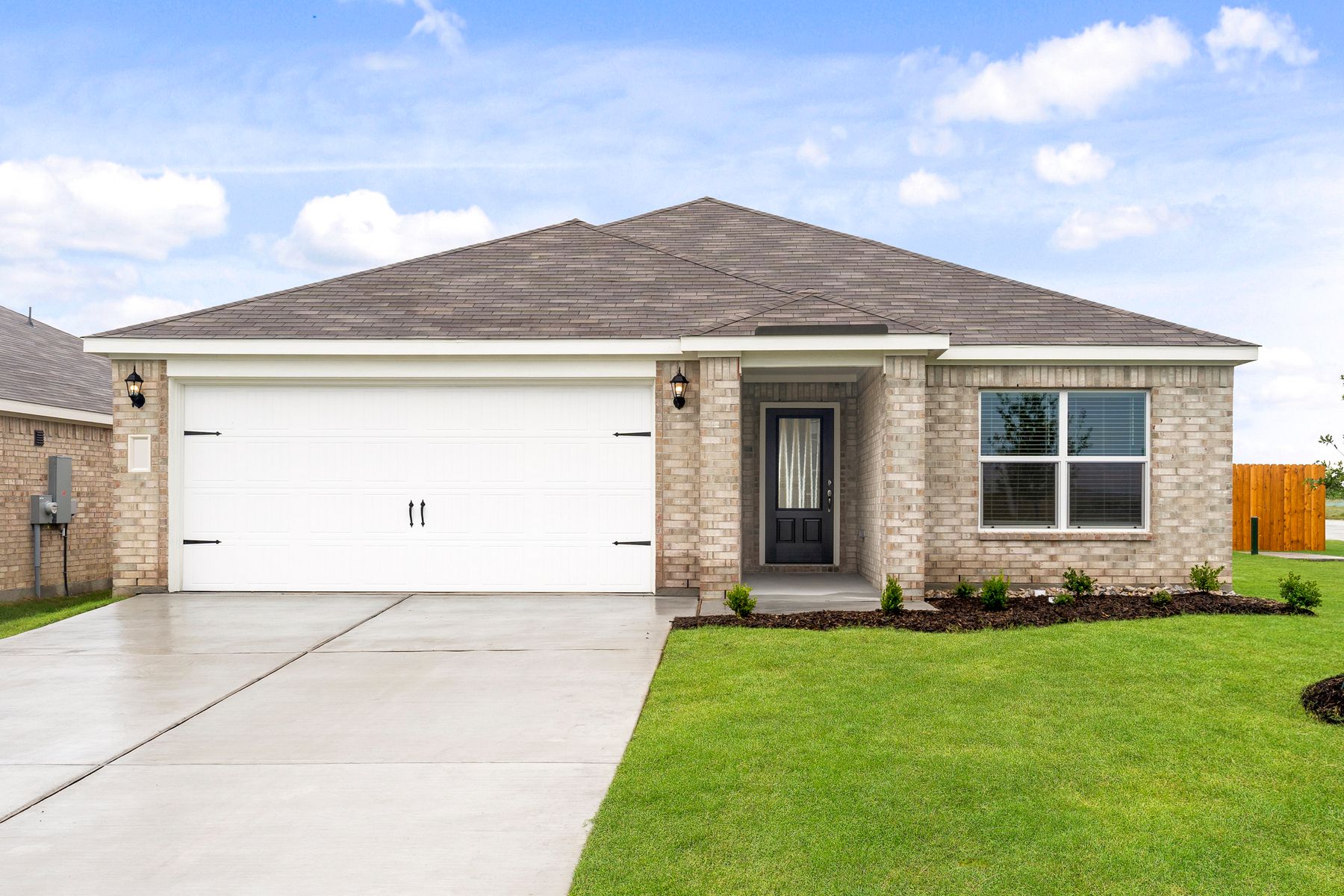 Beautiful one-story, brick home.