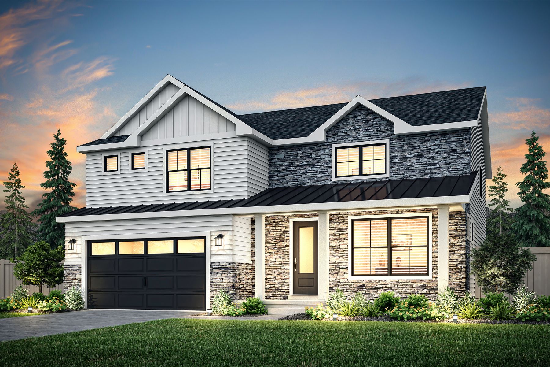 Beautiful two-story home.