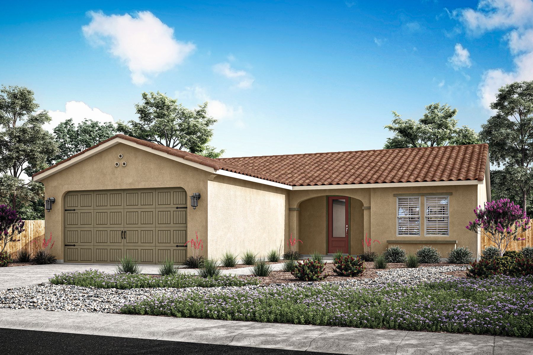The Guadalupe is a beautiful three bedroom home!