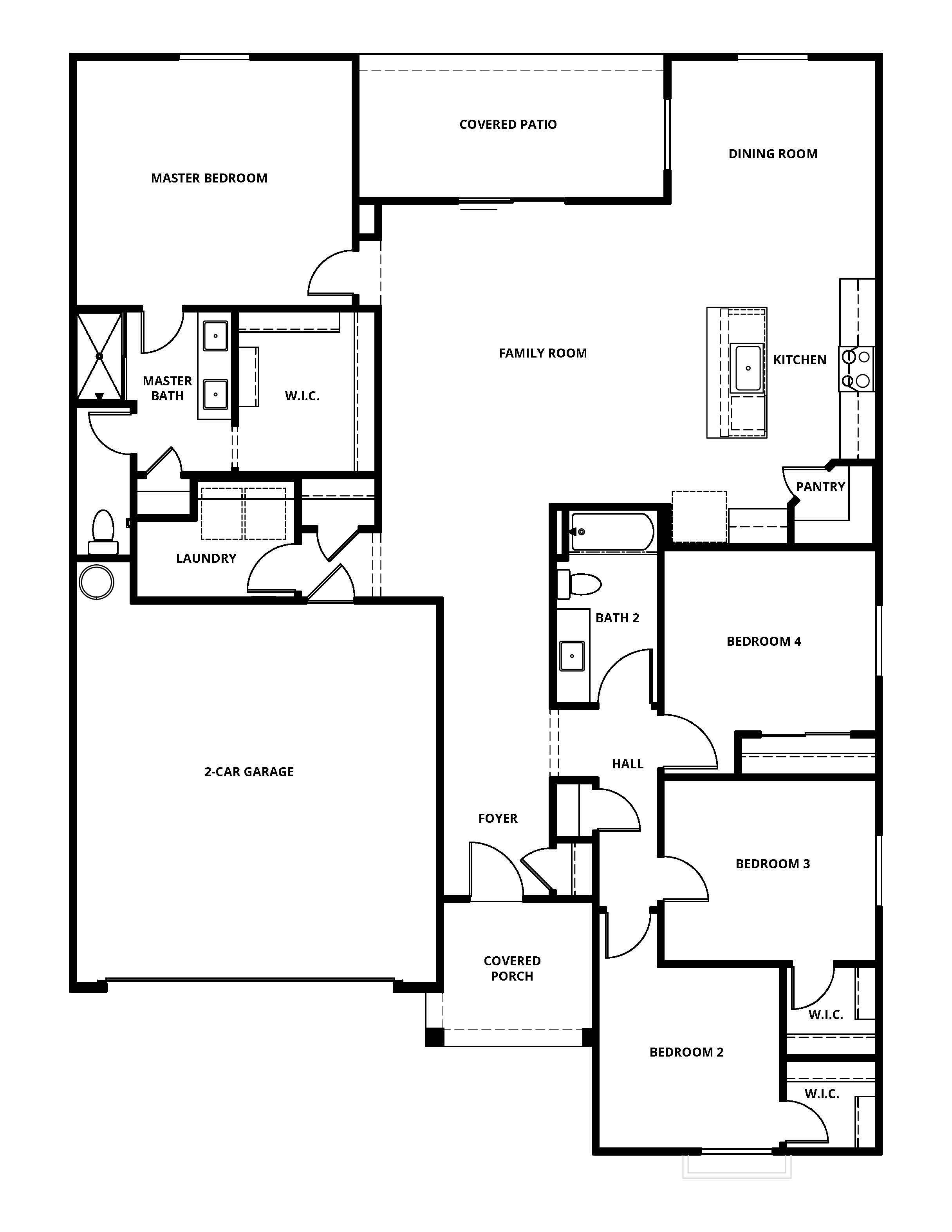 The Mingus has a chef ready kitchen and spacious family room.