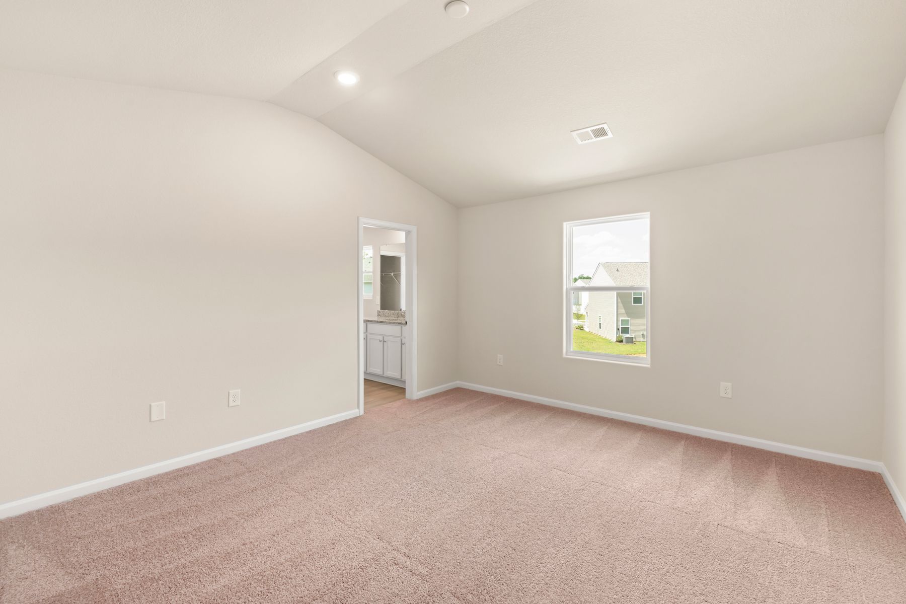 The master bedroom