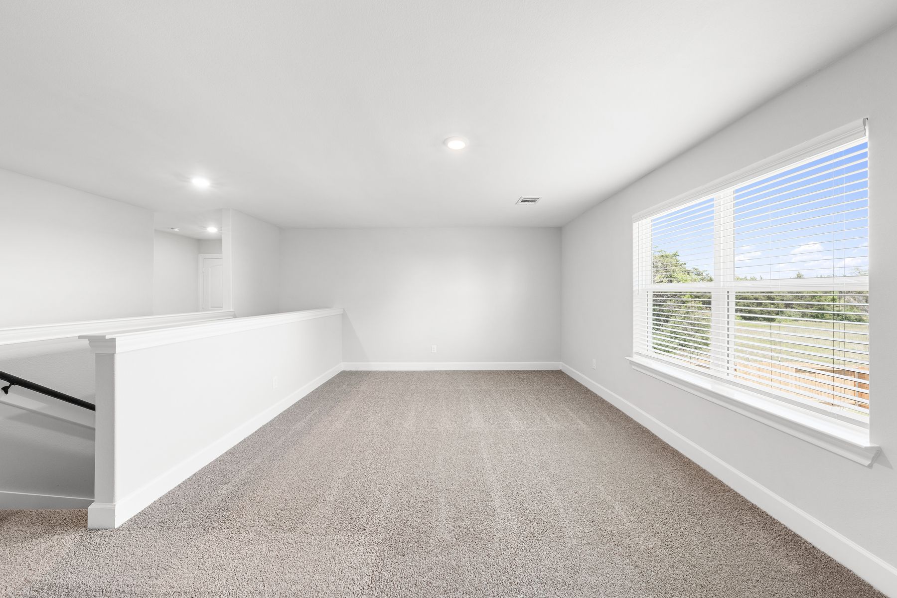 The Driftwood has a large upstairs loft that is a great space for a gameroom, media room or craft area.