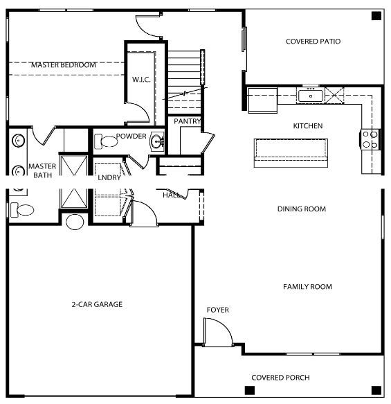 The first floor of the Graham