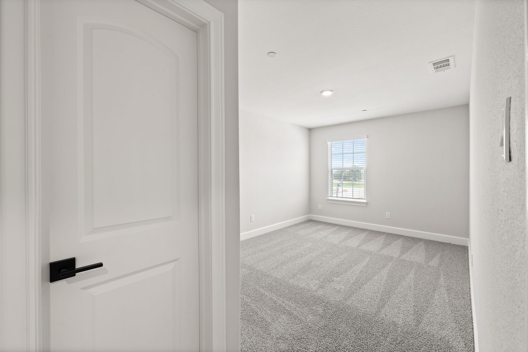 The secondary bedrooms are a great space for children's bedrooms or guest rooms.