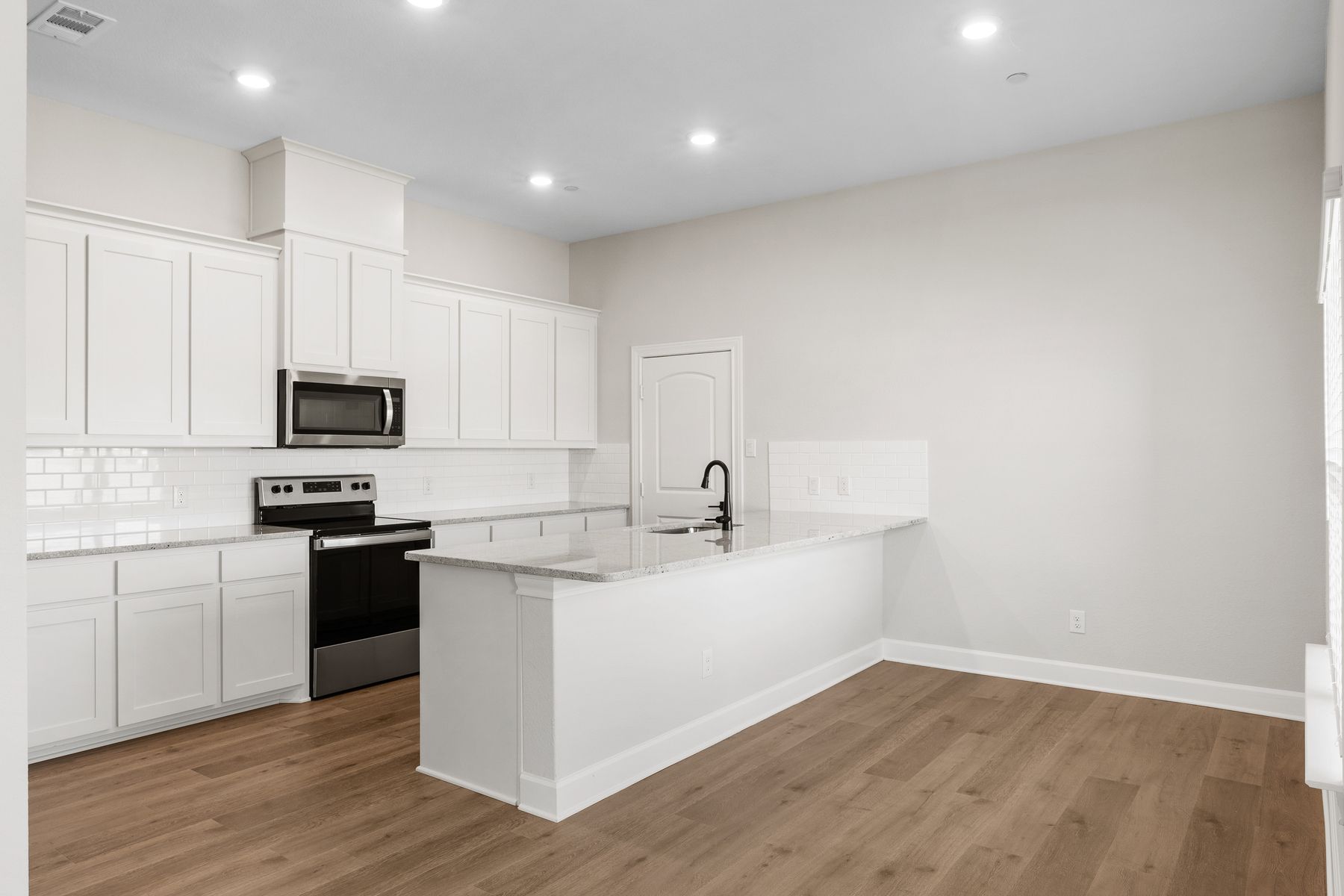 The Caspian has gorgeous subway tile backsplash.