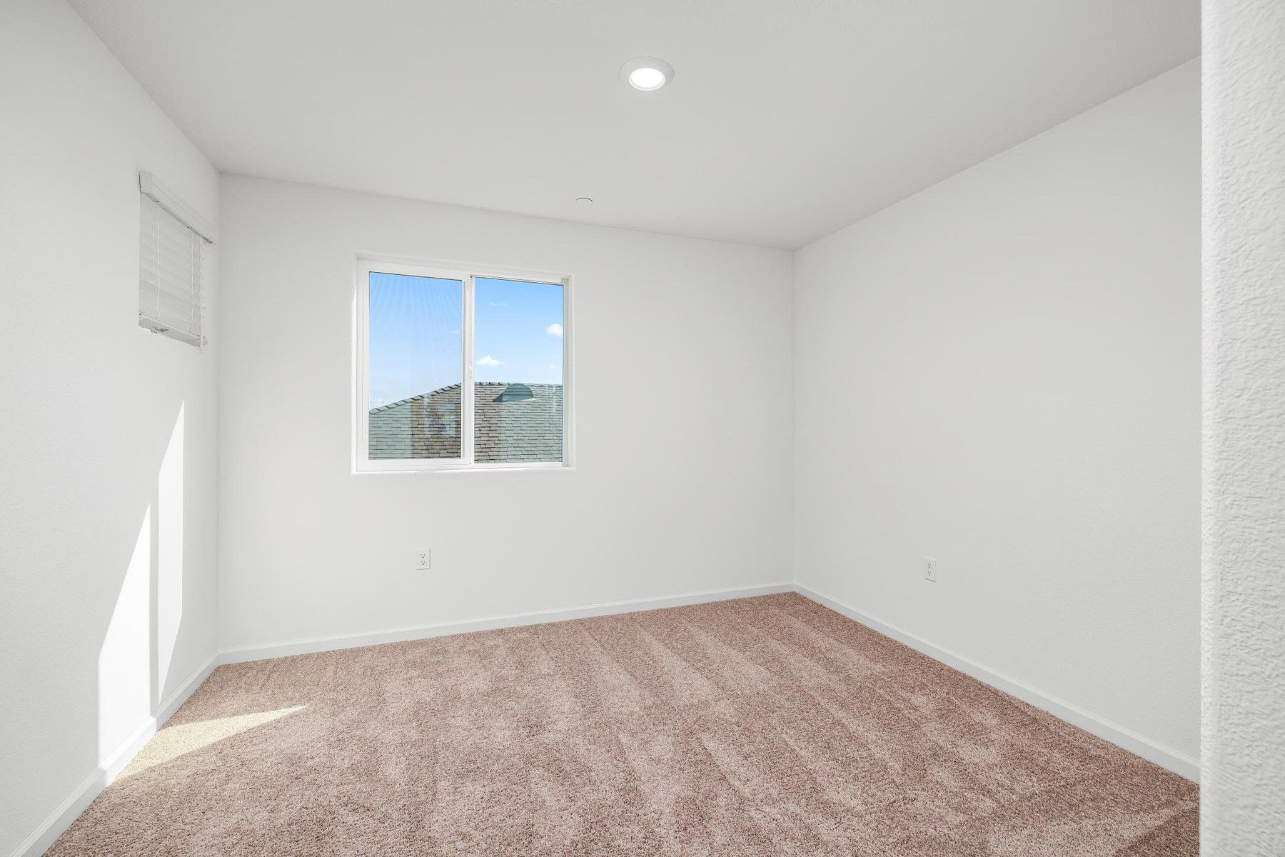 The secondary bedrooms have carpet.