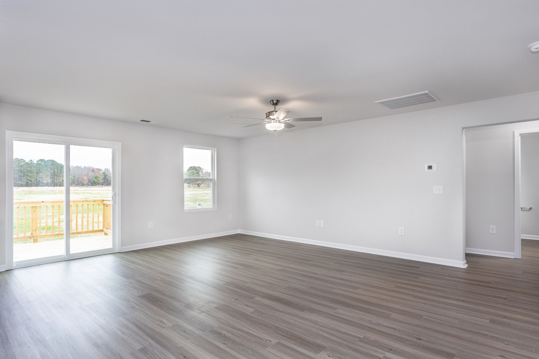 Spacious living room