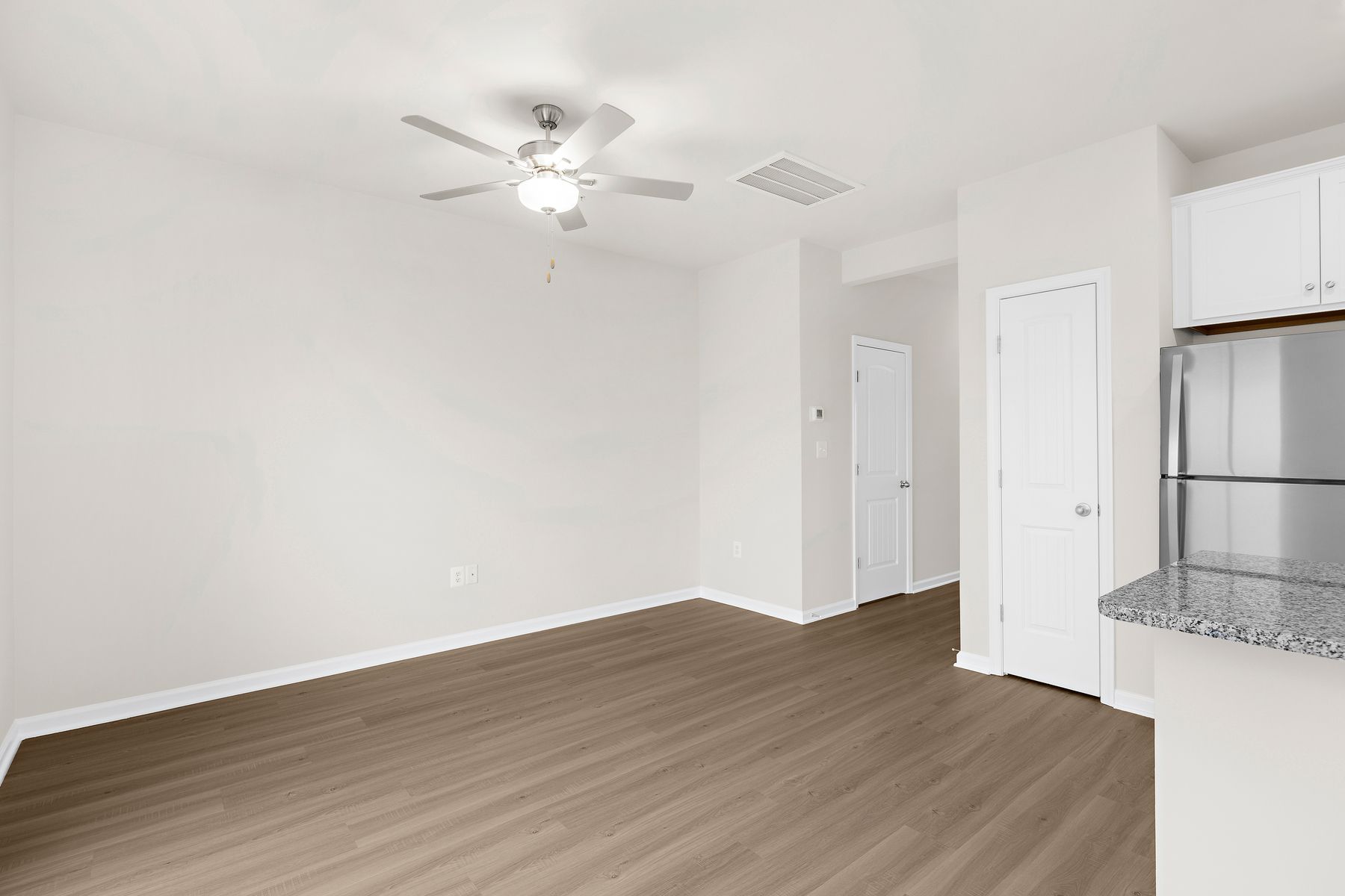 Open-concept living area