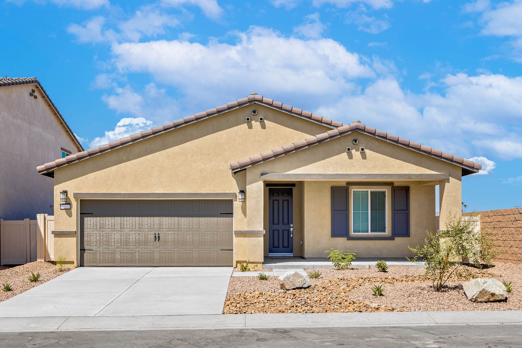 The Del Mar is a beautiful single story home with stucco,