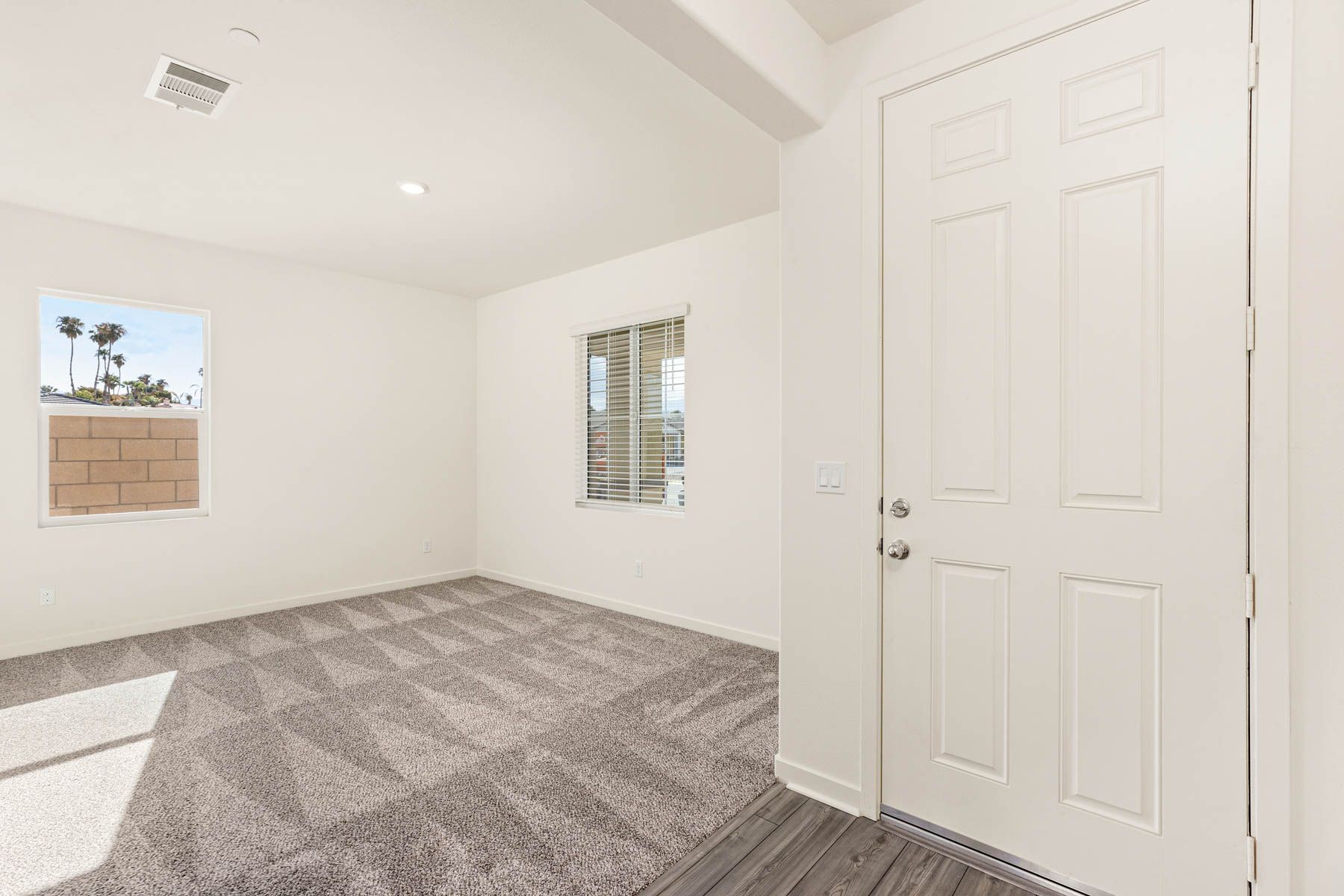 There is a flex room off the foyer.