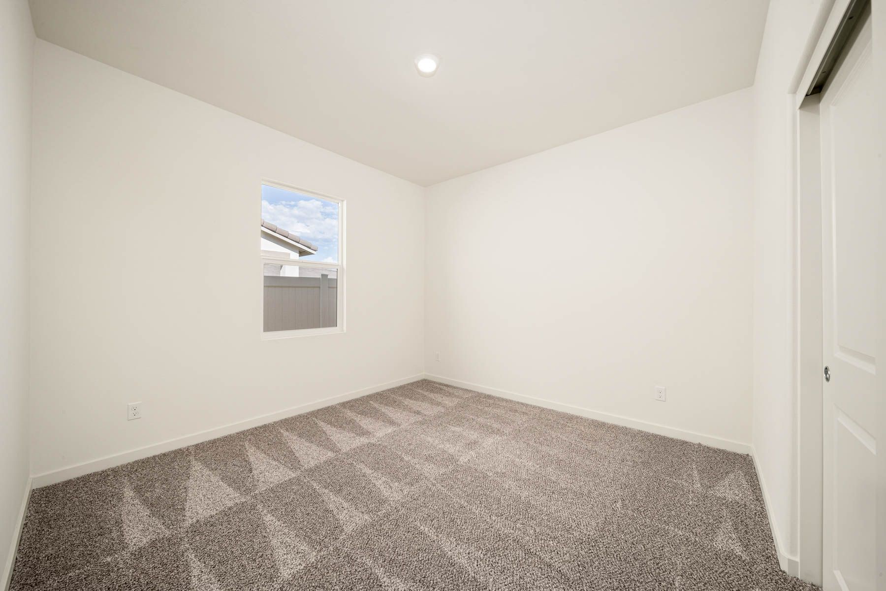 The secondary bedrooms have carpet.