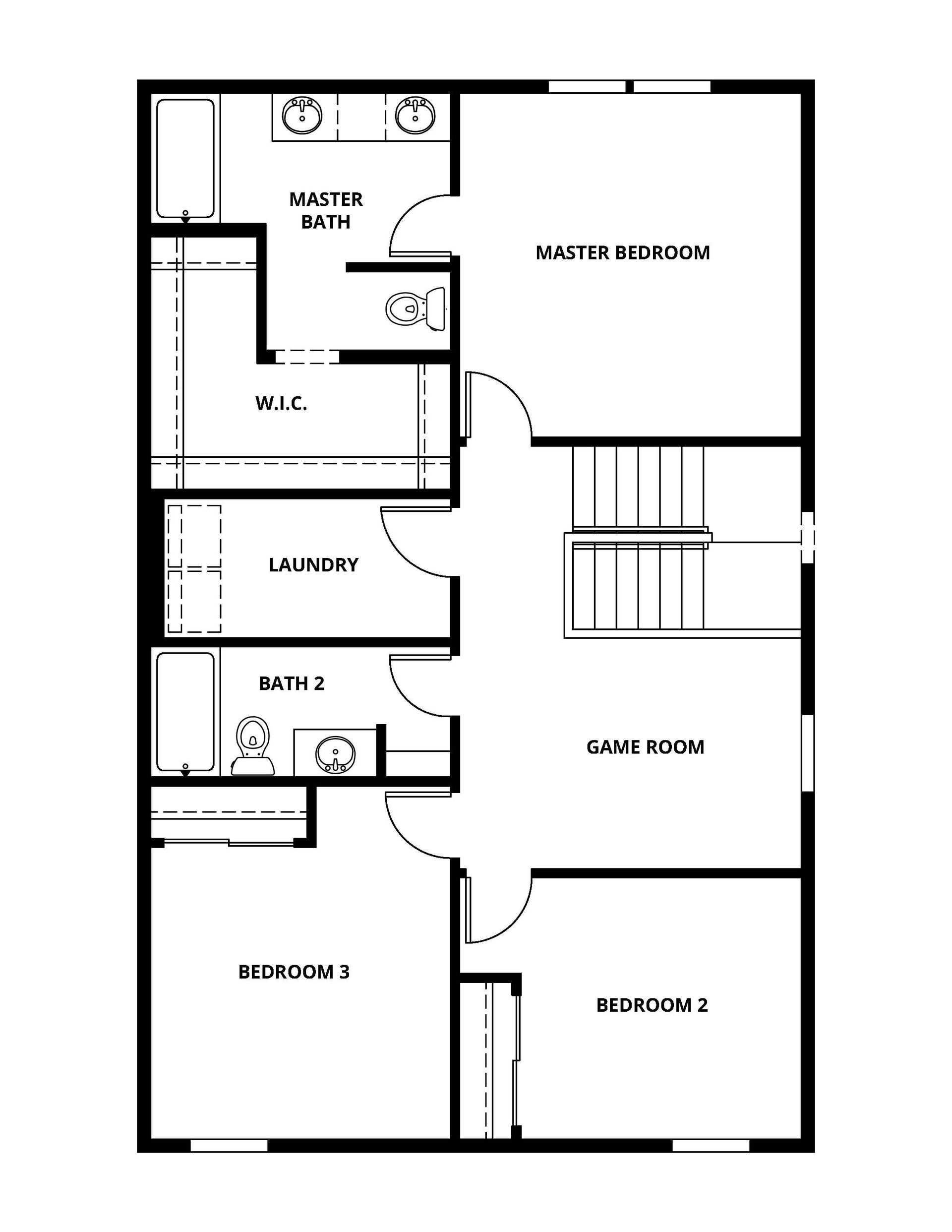 The second floor of the Howard has the bedrooms