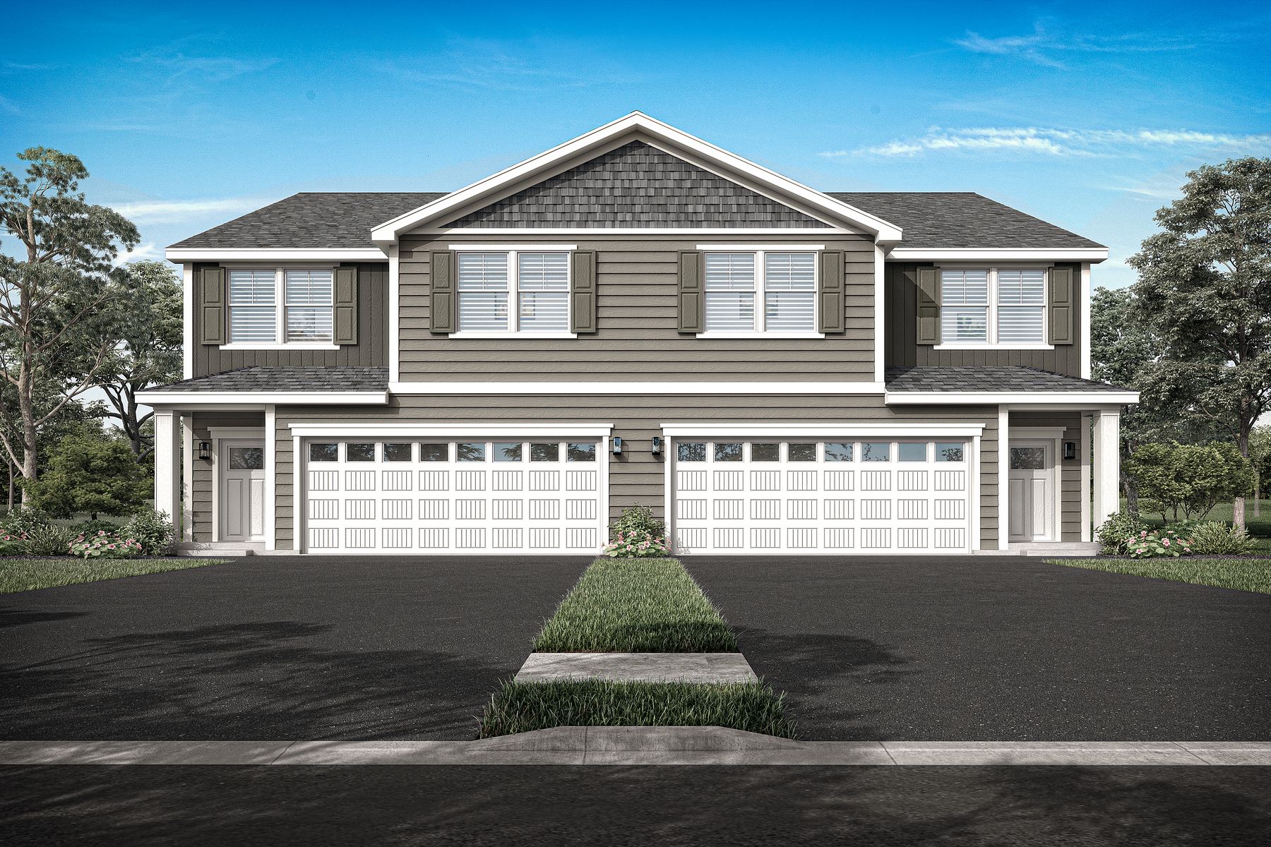  The Mayfield is a beautiful two story home with siding,