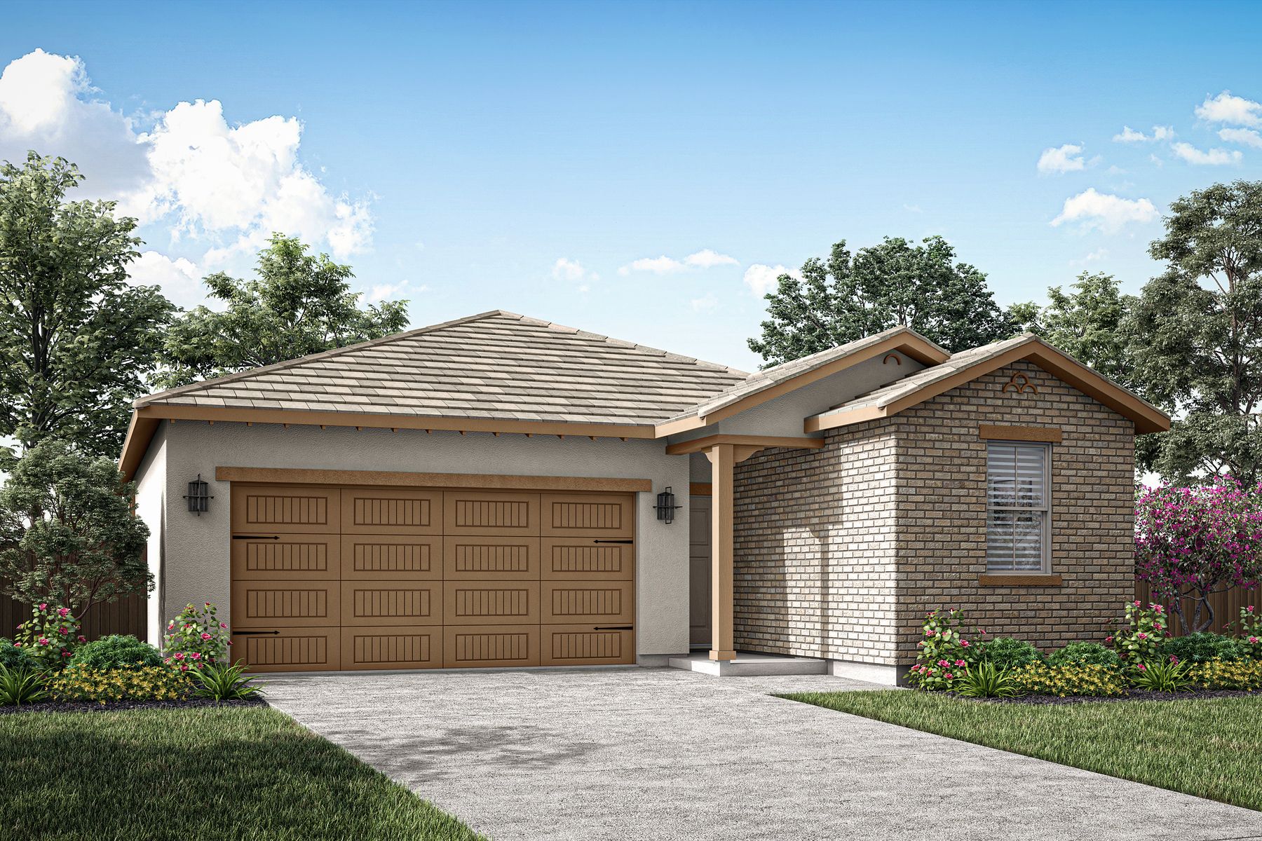 The Bodie is a beautiful single story home with 3 bedrooms and 2 bathrooms.