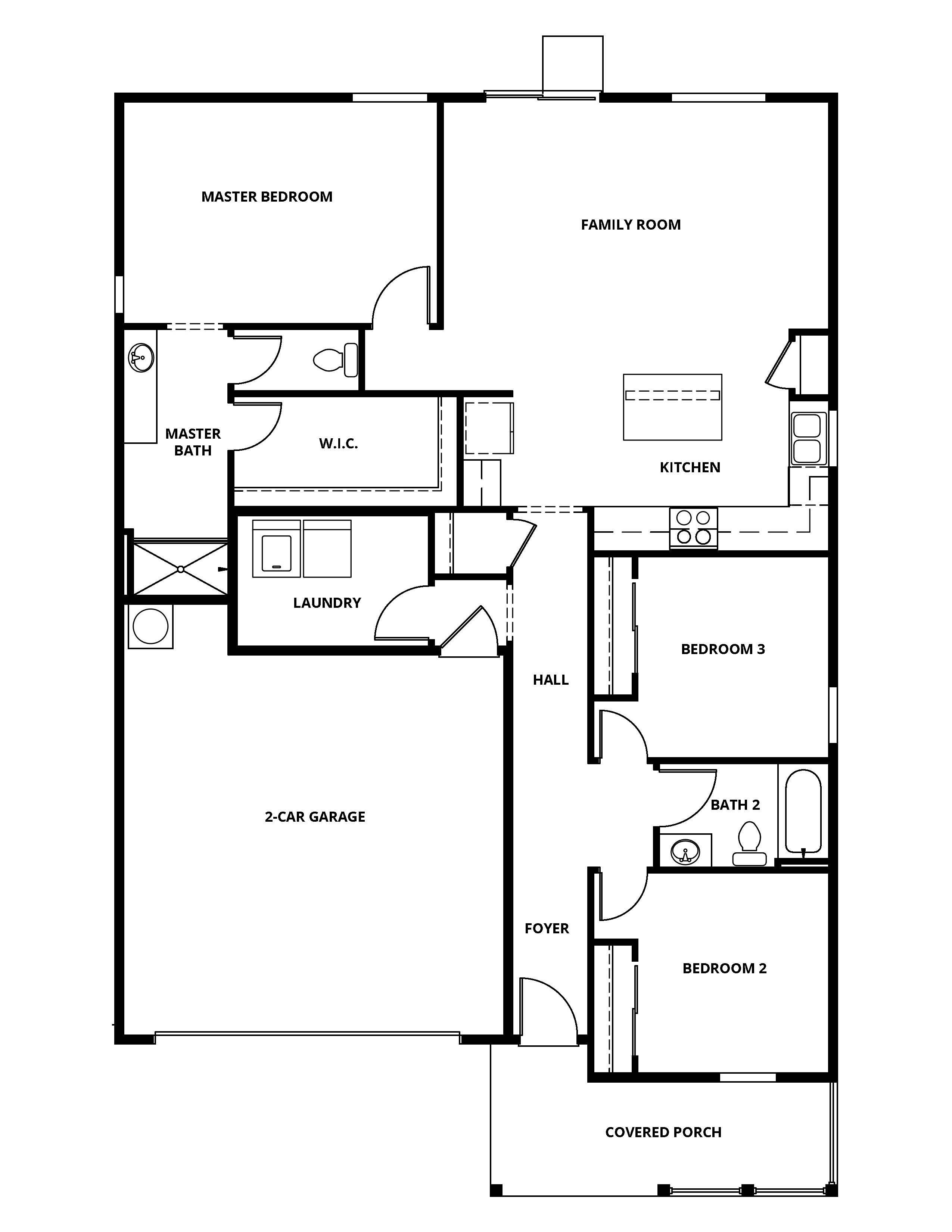 This home has a chef ready kitchen and a spacious family room.