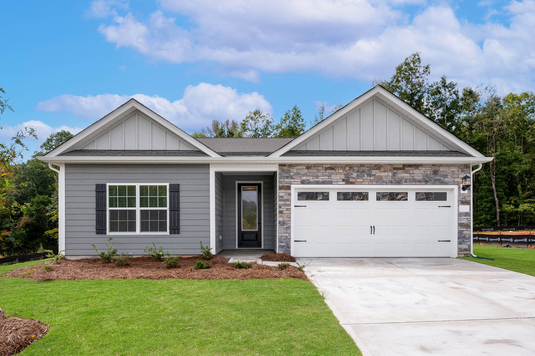 The Burton has a 2-car garage