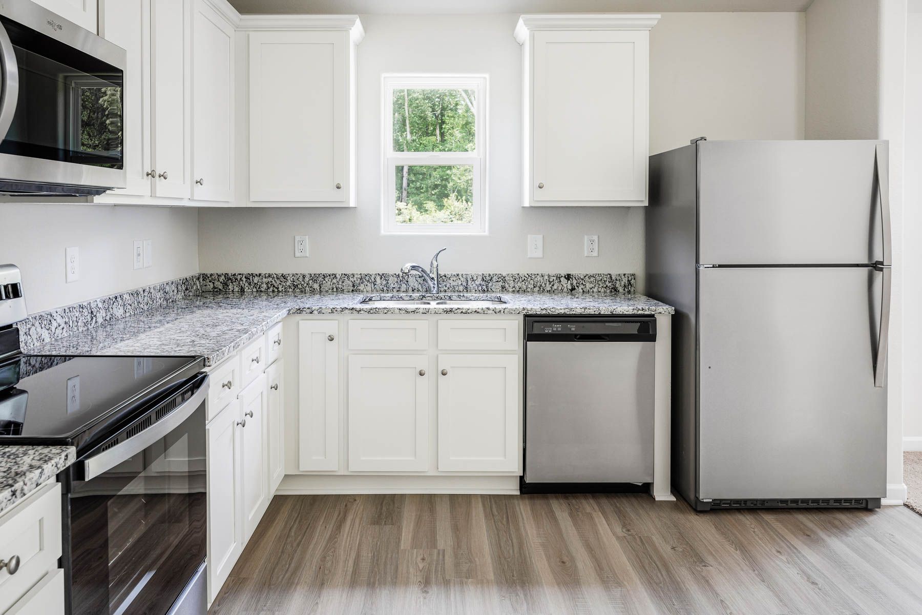 Each home comes with brand-new appliances