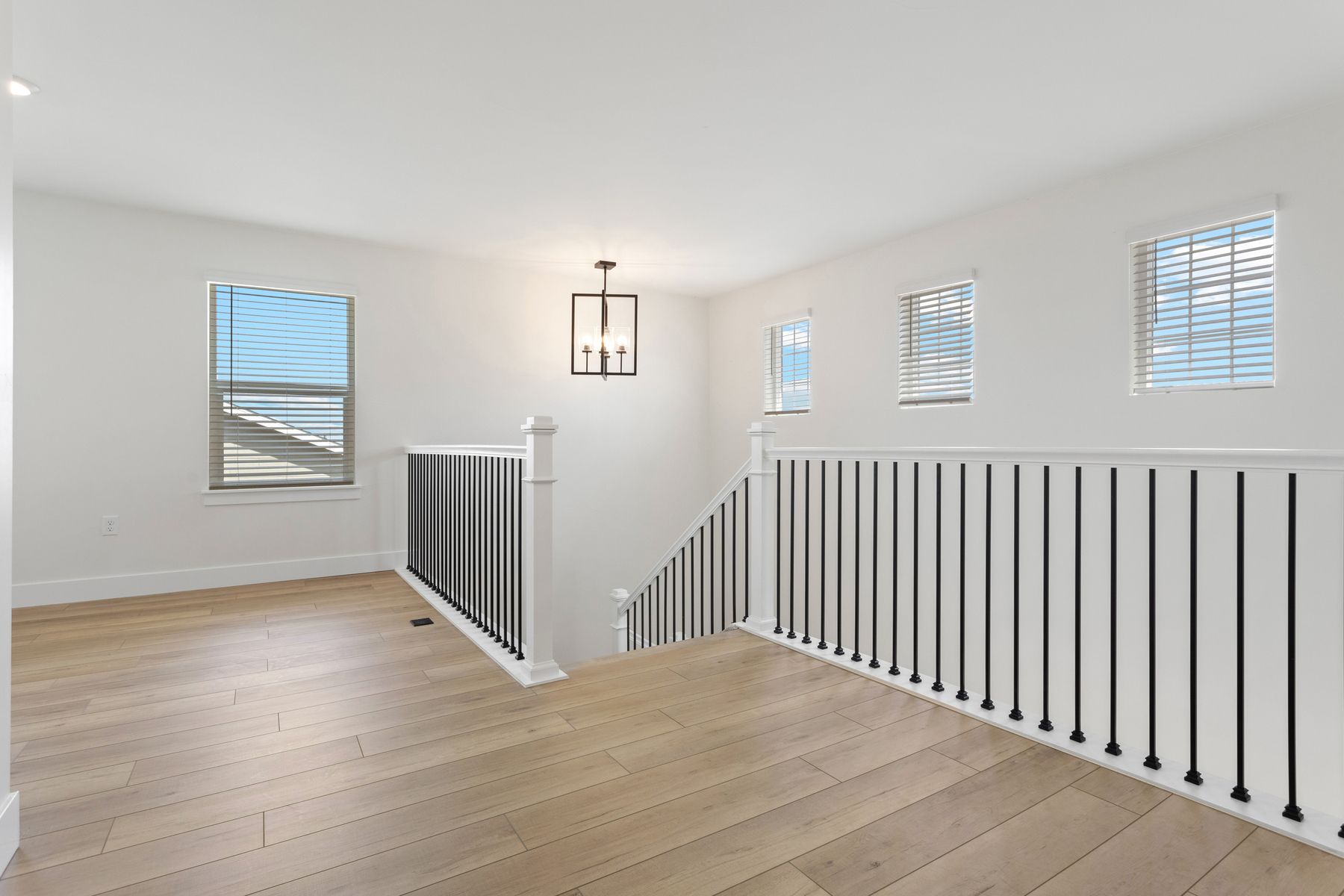The upstairs opens into a large loft that can transform into a space to fit your family's needs.