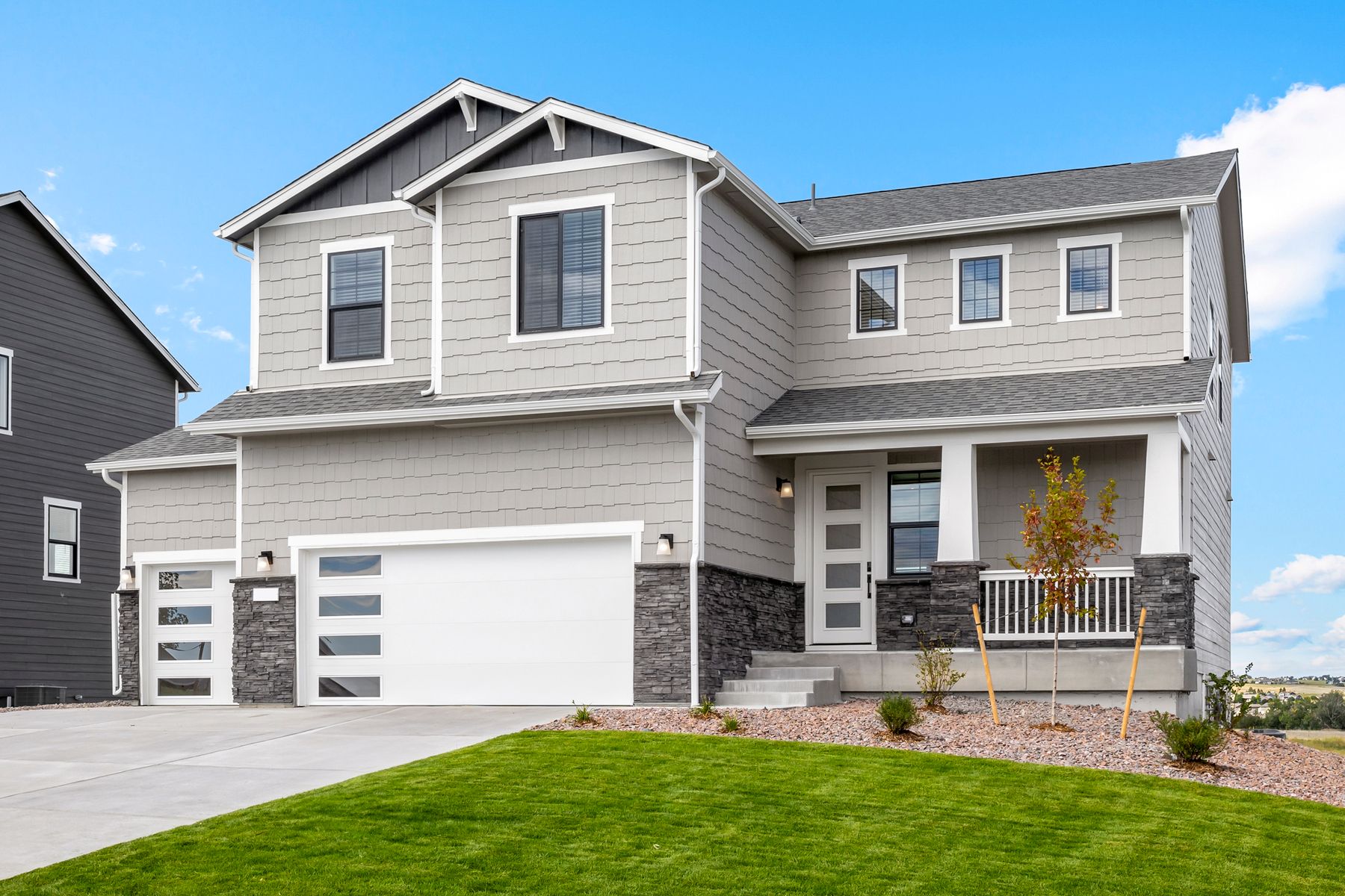 The Glenwood has a wonderful front-load garage.