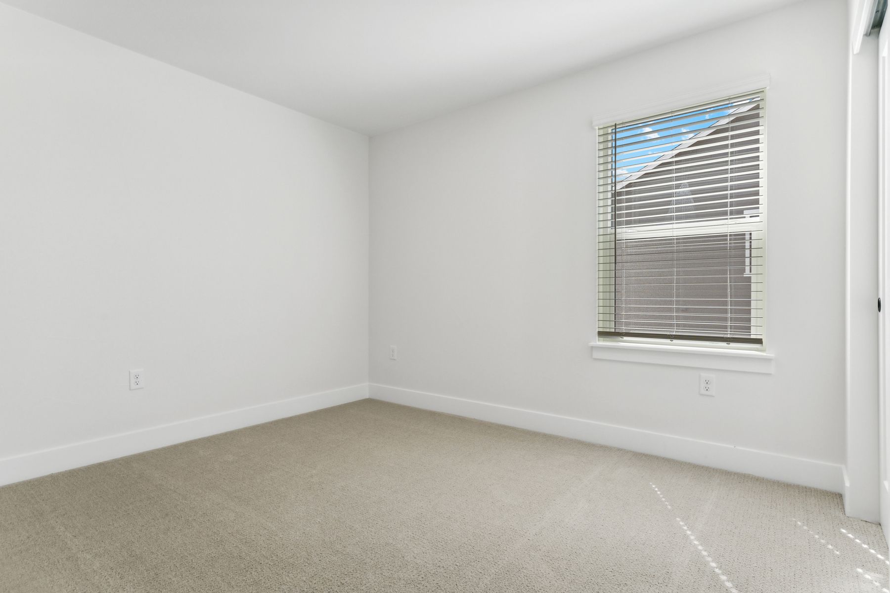 The secondary bedrooms are a great space for a children's bedroom or a guest room.