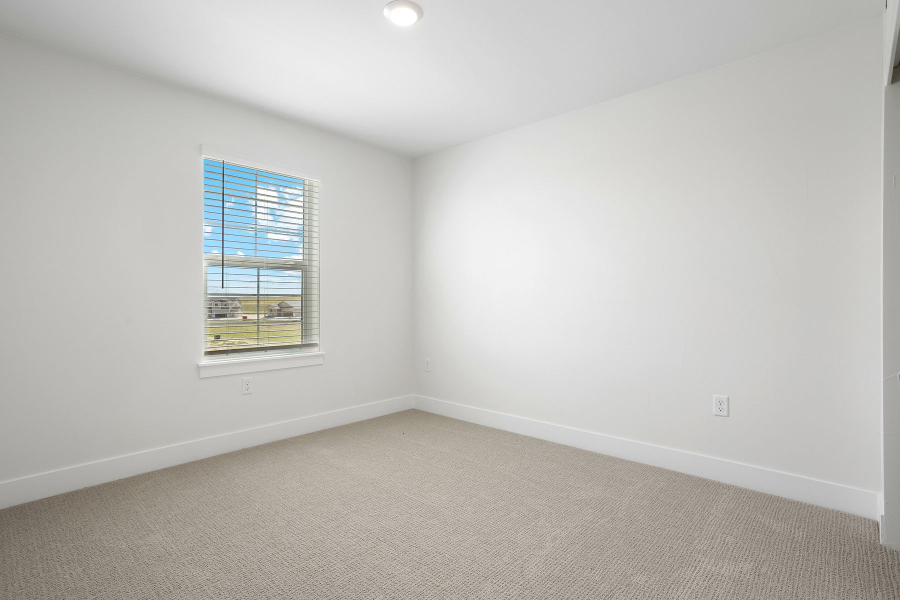 The secondary bedrooms are a great space for a children's bedroom or a guest room.