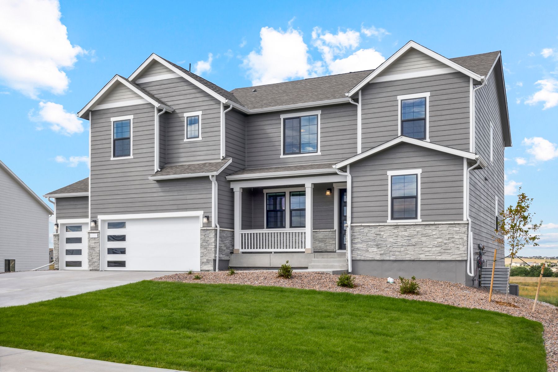 The Monte Vista is a beautiful two-story home with a siding exterior.