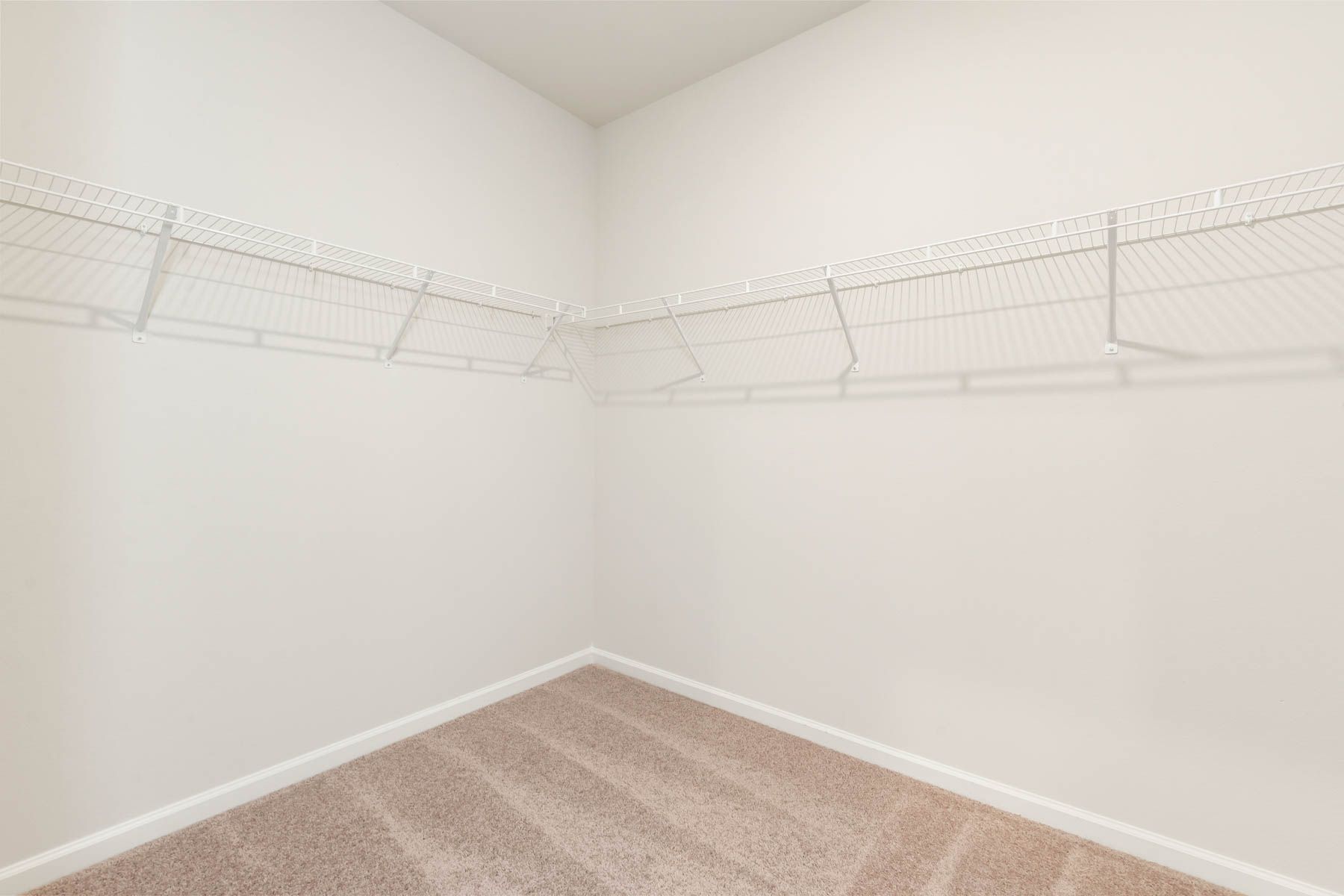 Walk-in closet with lots of room for storage