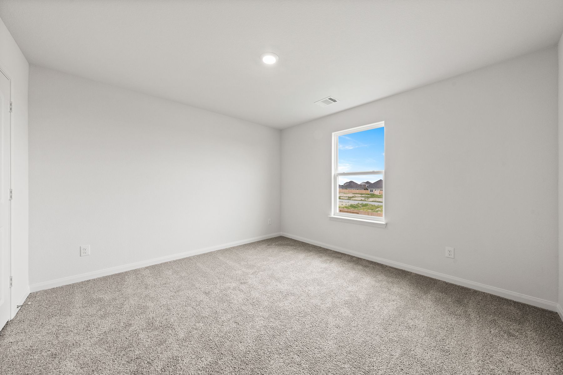 The secondary bedrooms of the Cypress are a great space for children's bedroom, guests rooms or an at home office.