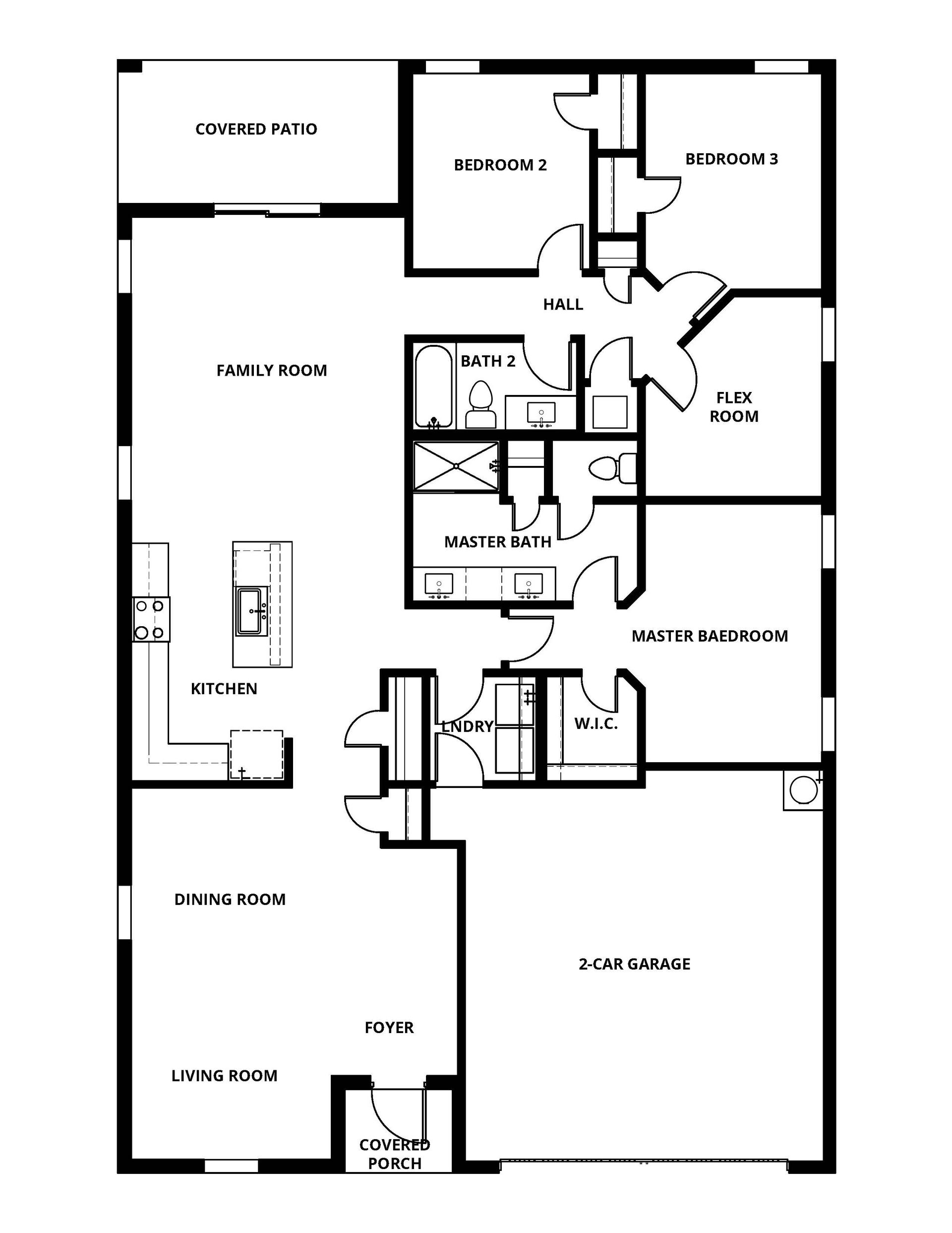 The Tortuga has a chef ready kitchen and spacious family room.
