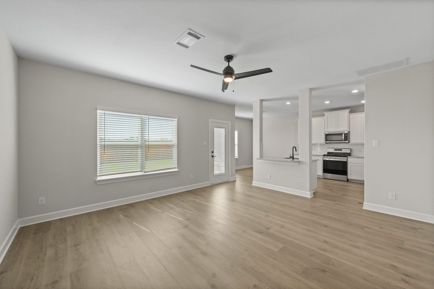 The main floor has a wonderful open concept layout.