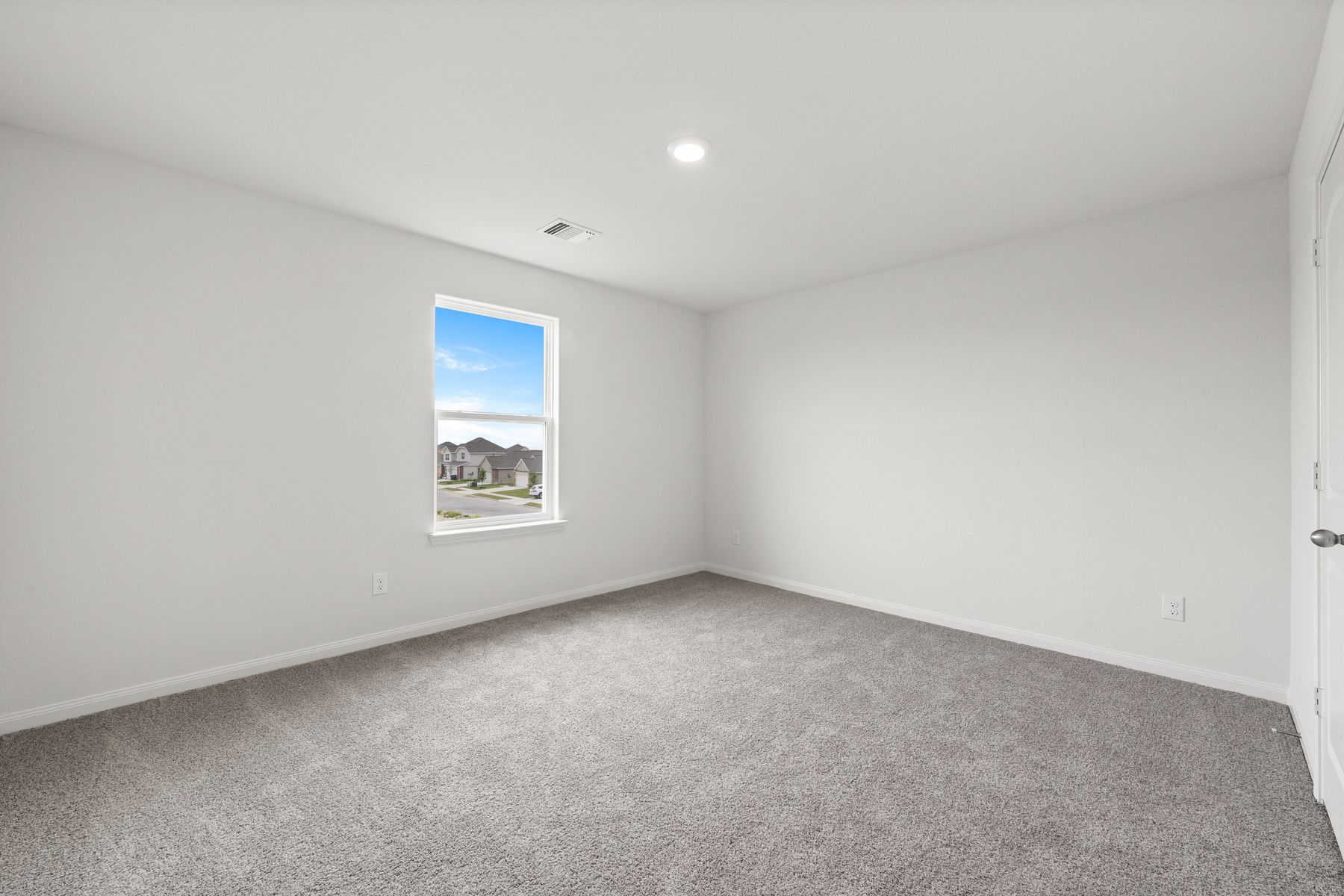 The secondary bedrooms of the Cypress are a great space for children's bedroom, guests rooms or an at home office.