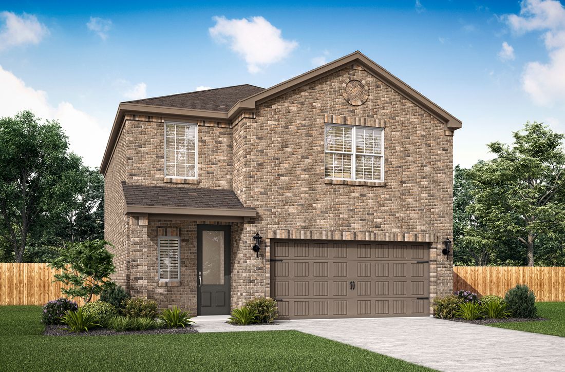 The Colorado is a beautiful two-story brick home.