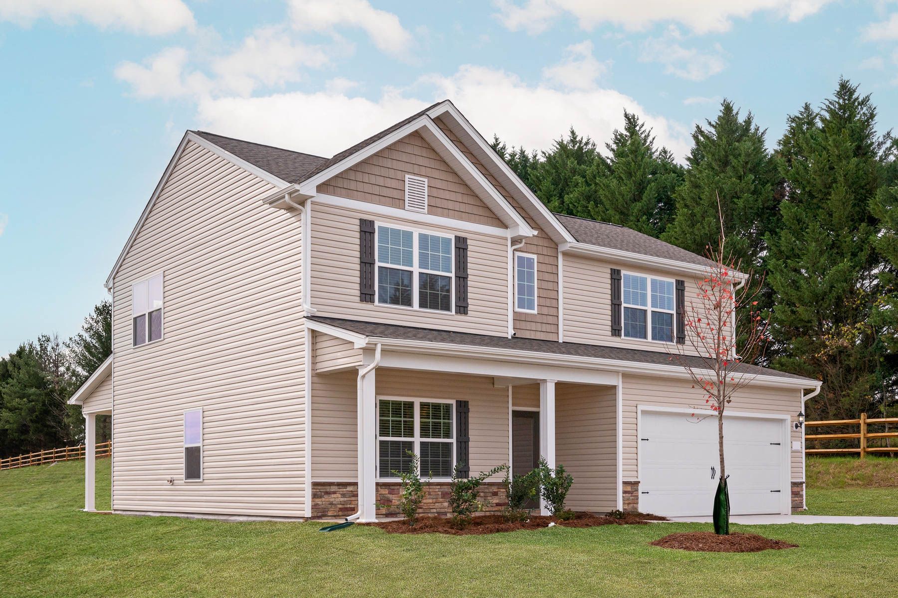 Angled view of the Graham