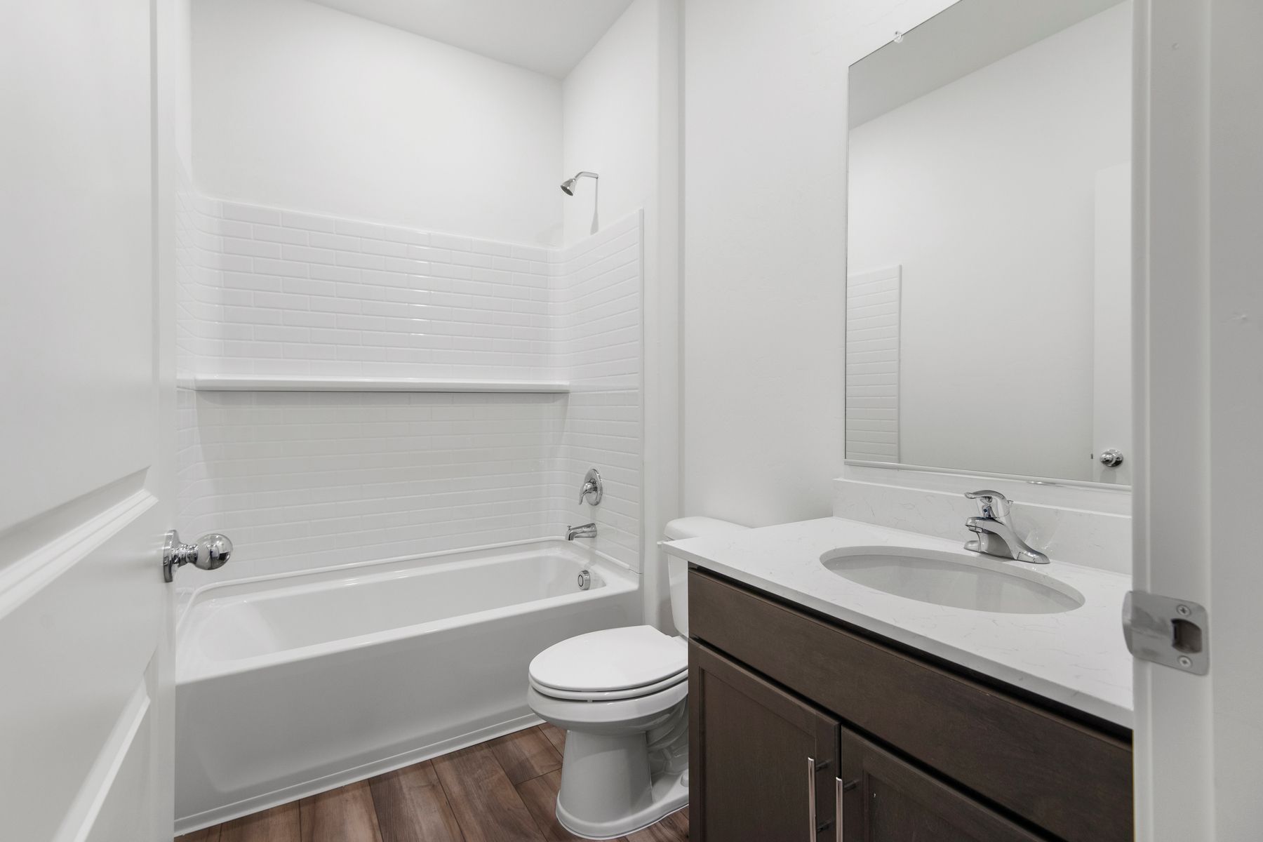 The additional bathroom with ample space for guests.