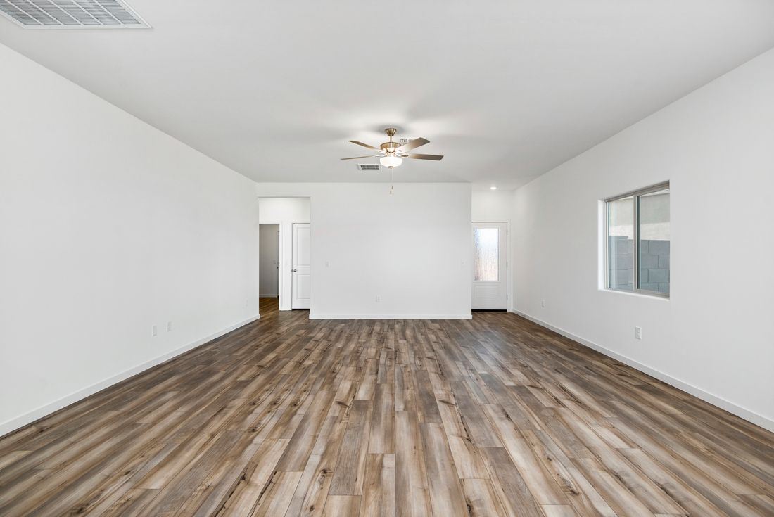 Enjoy time with family and friends in this spacious, open family room.