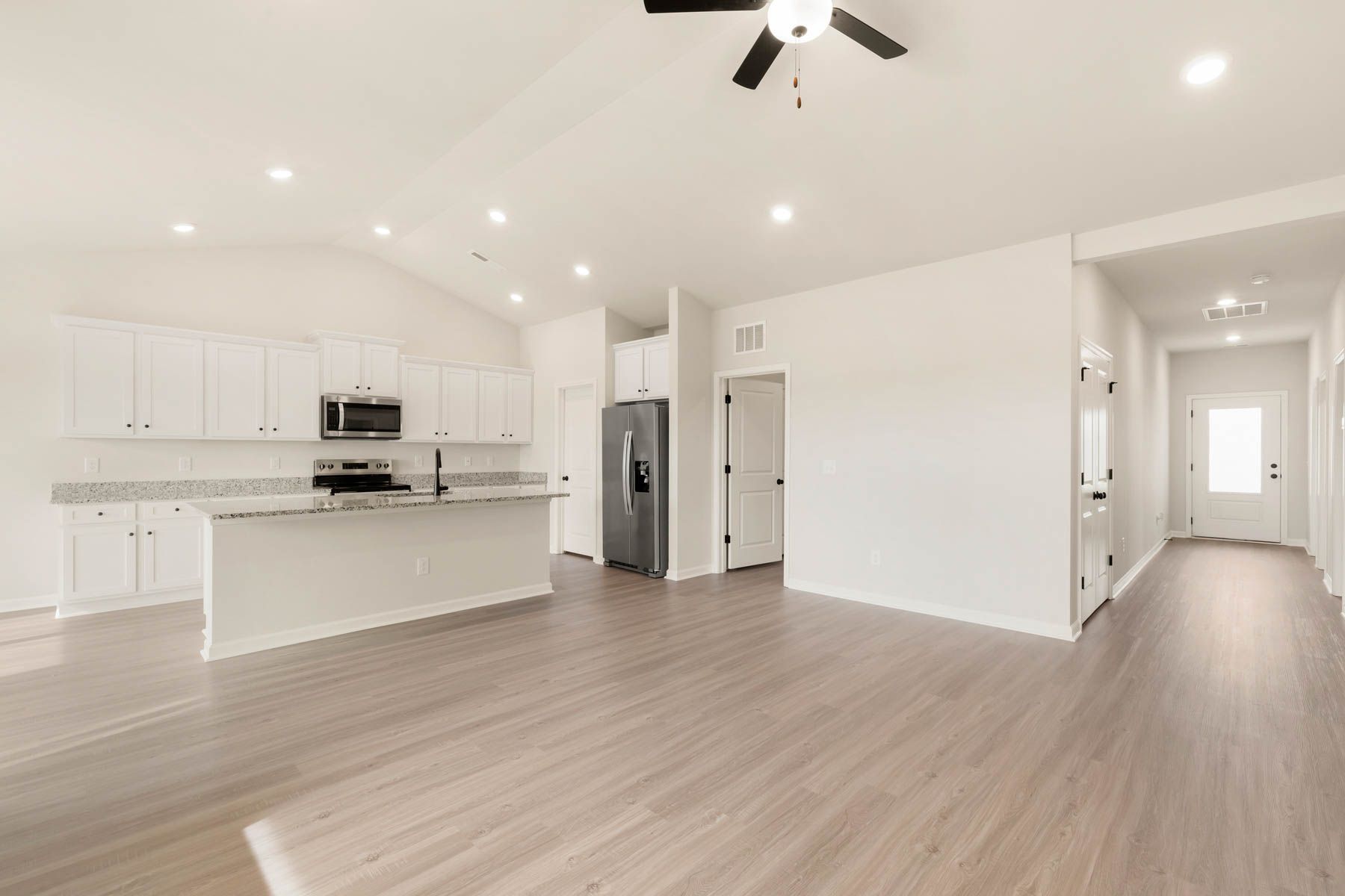 Open-concept living area